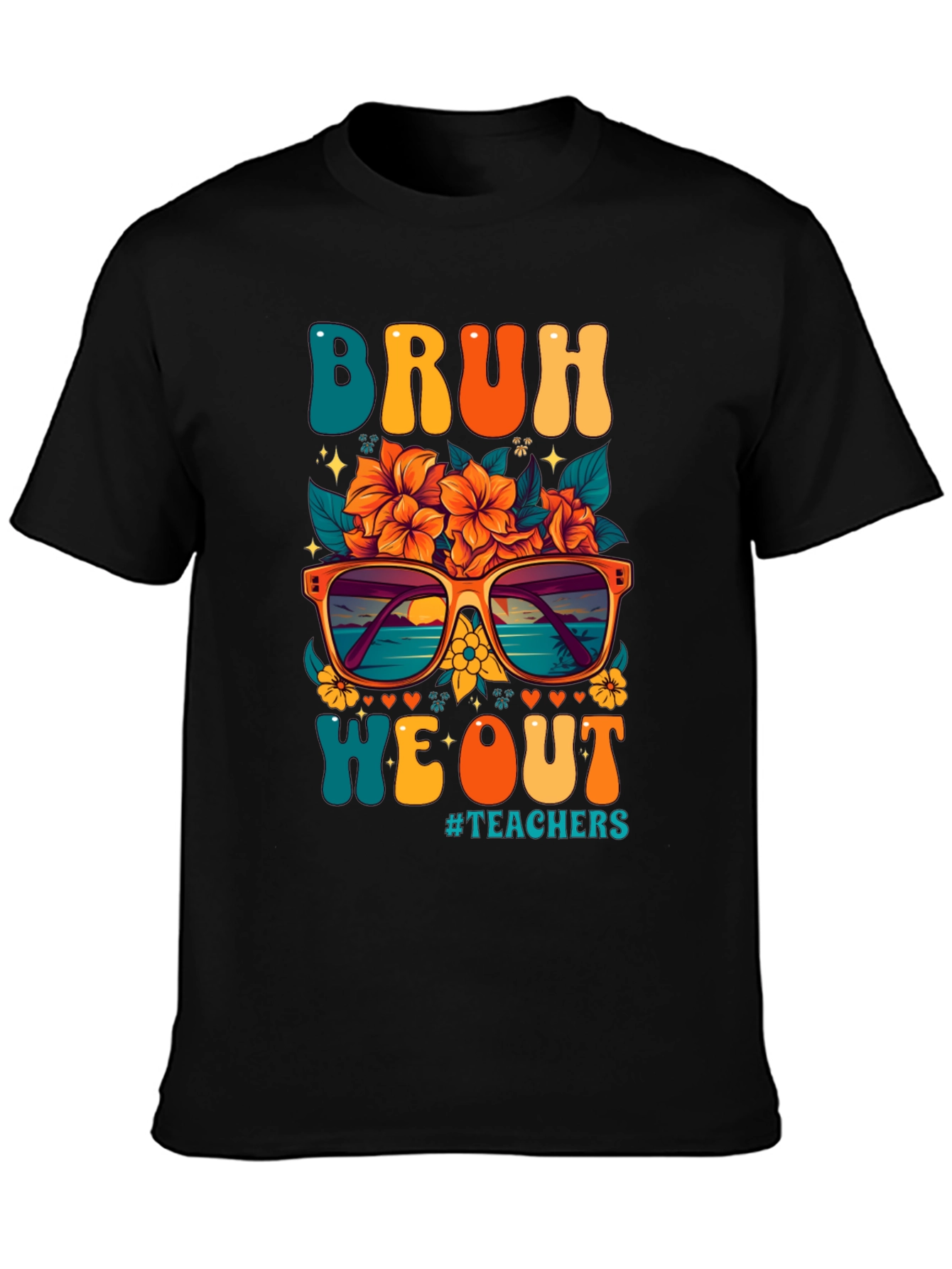 Bruh We Out Teacher Graphic Tee