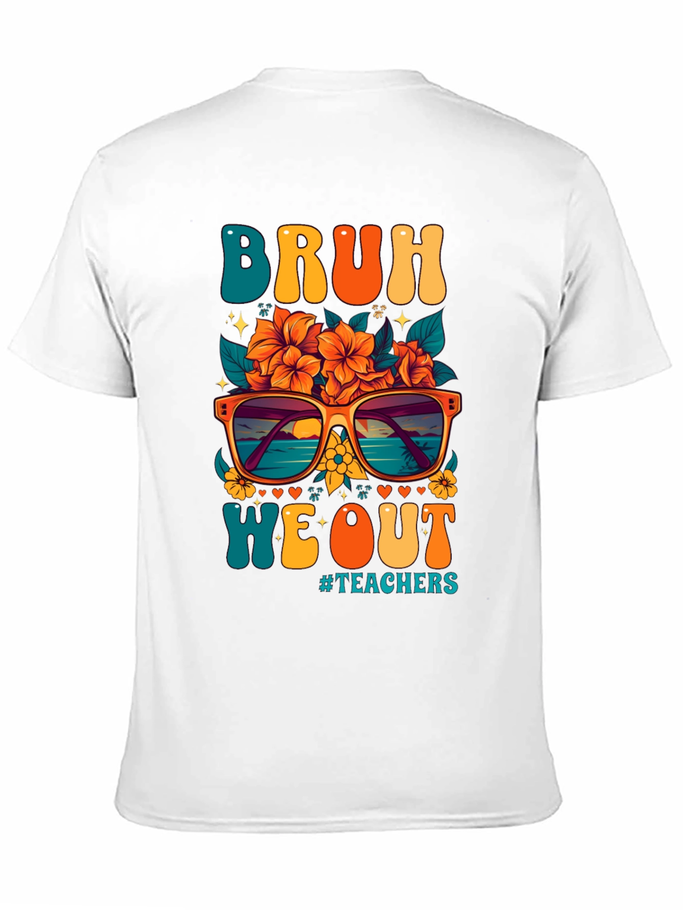 Bruh We Out Teacher Graphic Tee