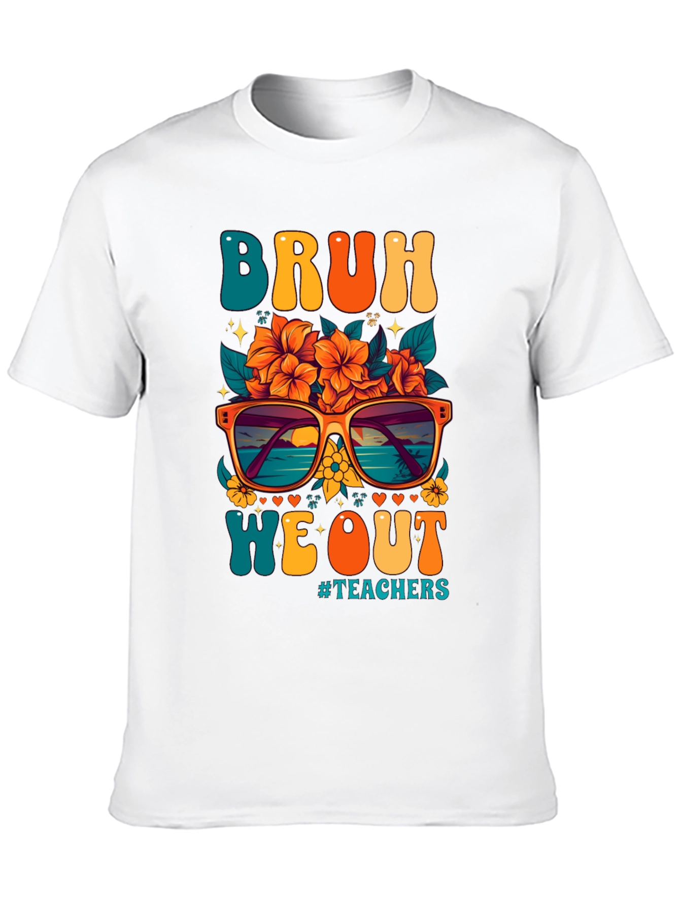 Bruh We Out Teacher Graphic Tee