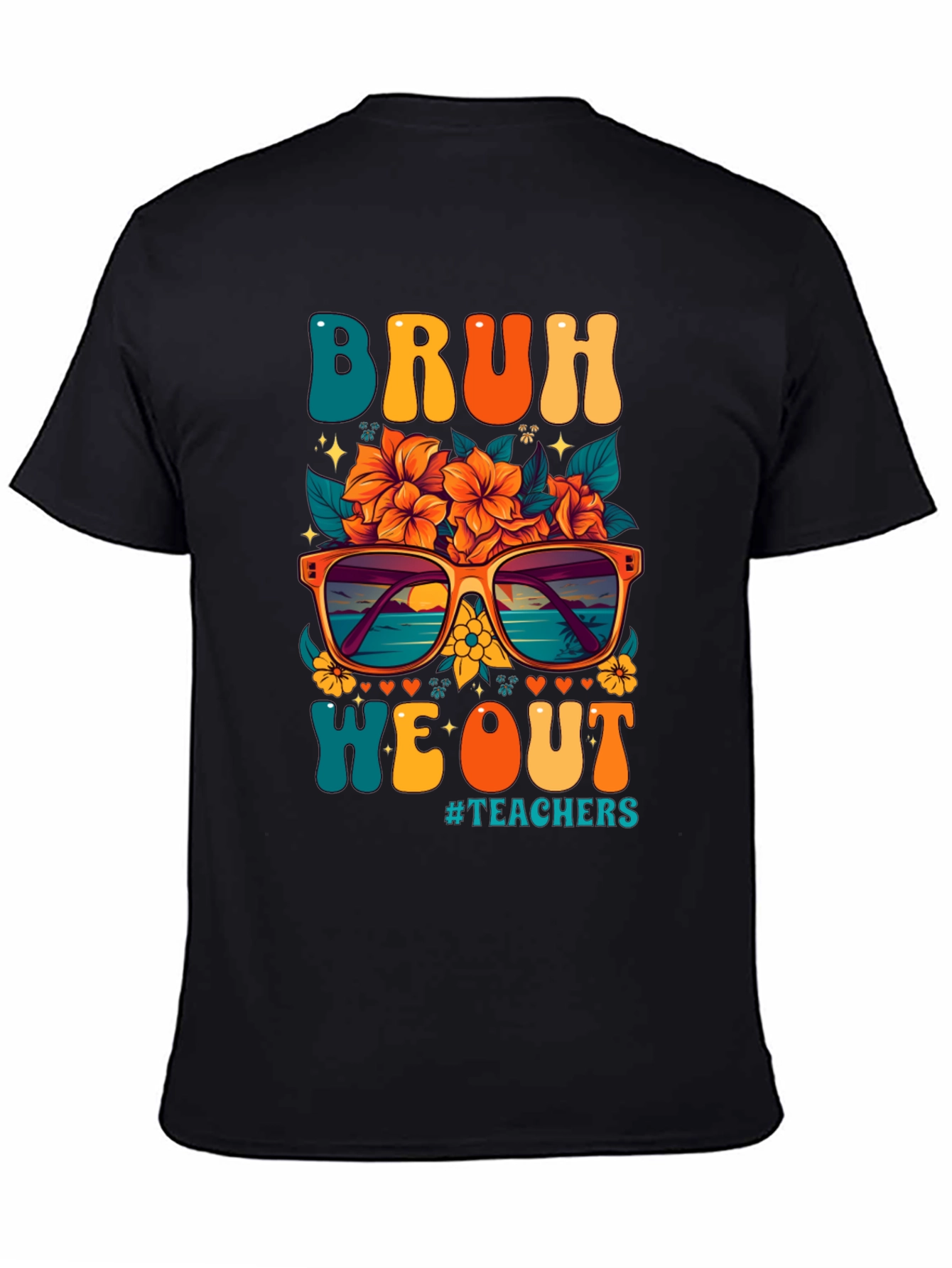 Bruh We Out Teacher Graphic Tee