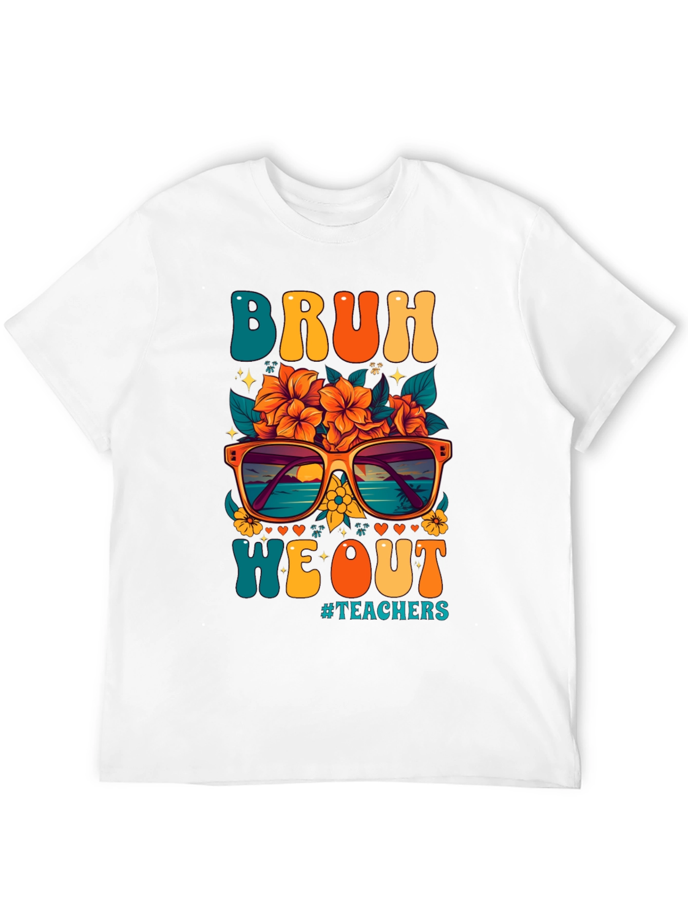 Bruh We Out Teacher Graphic Tee