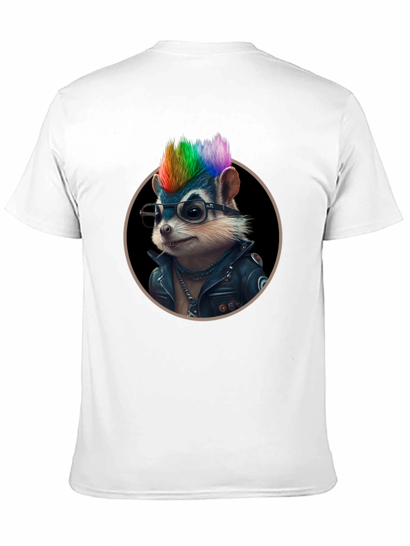 Cool Raccoon Punk Rocker T-Shirt