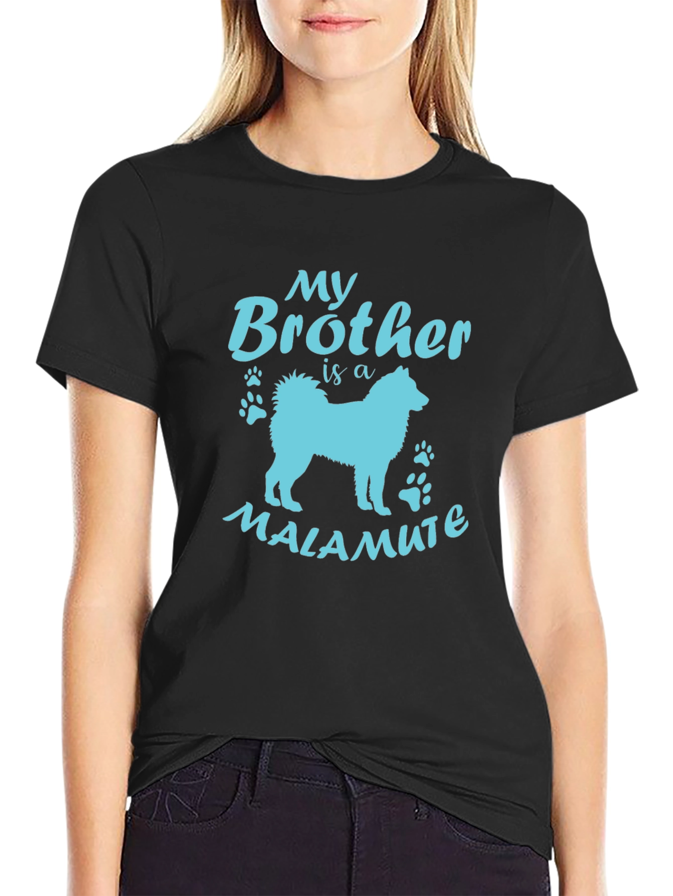 My Brother is a Malamute Dog T-Shirt