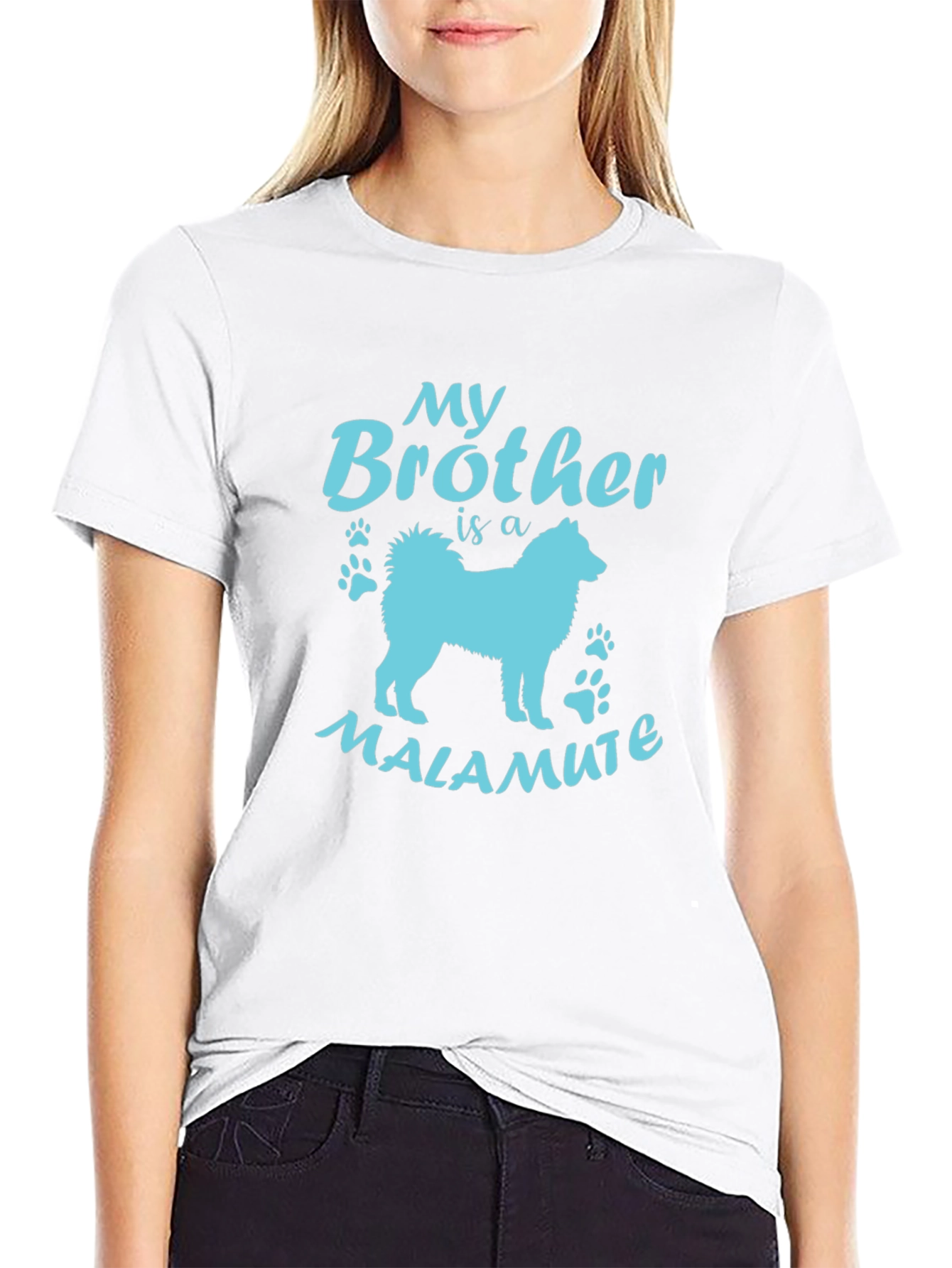 My Brother is a Malamute Dog T-Shirt