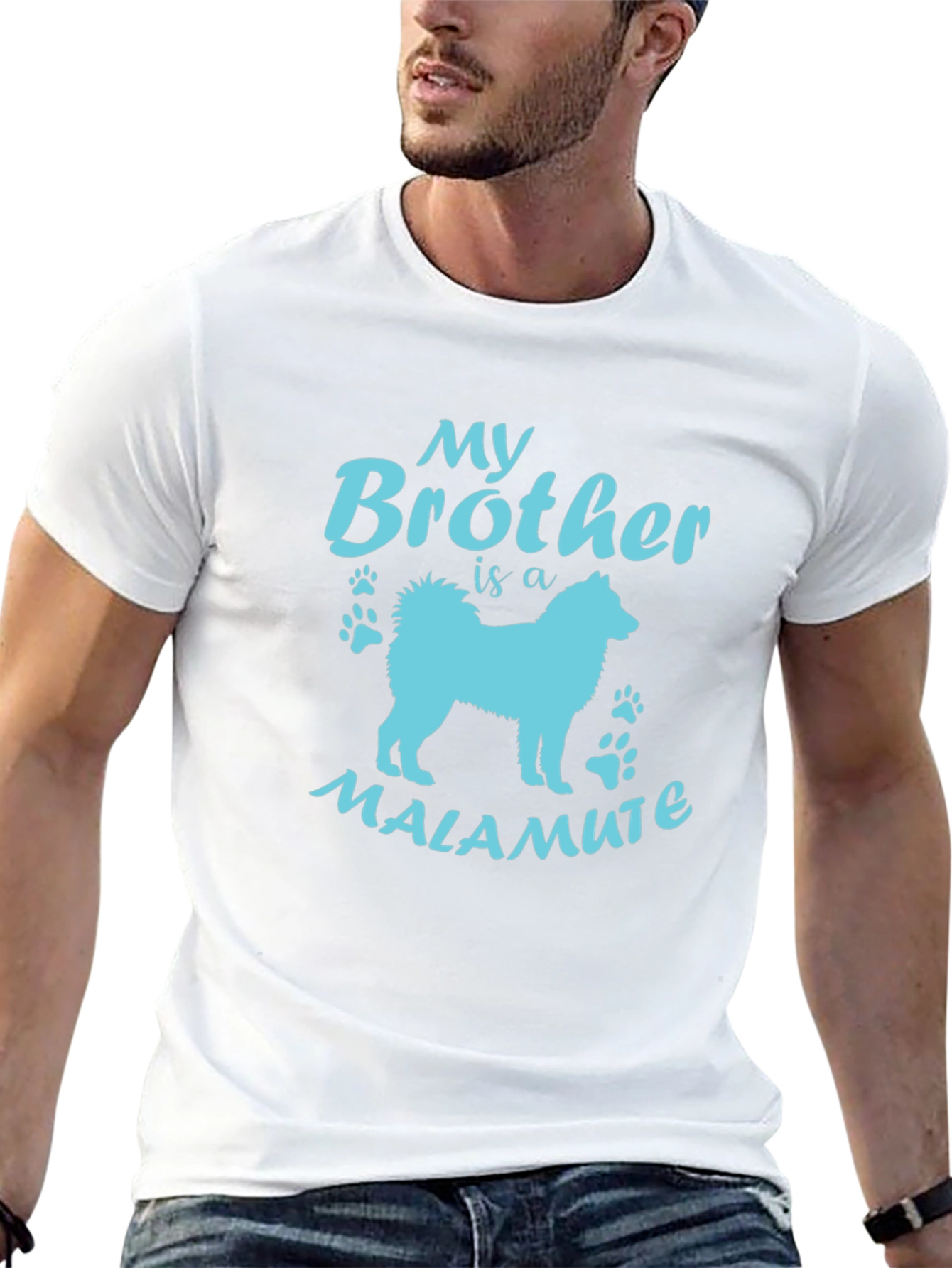 My Brother is a Malamute Dog T-Shirt