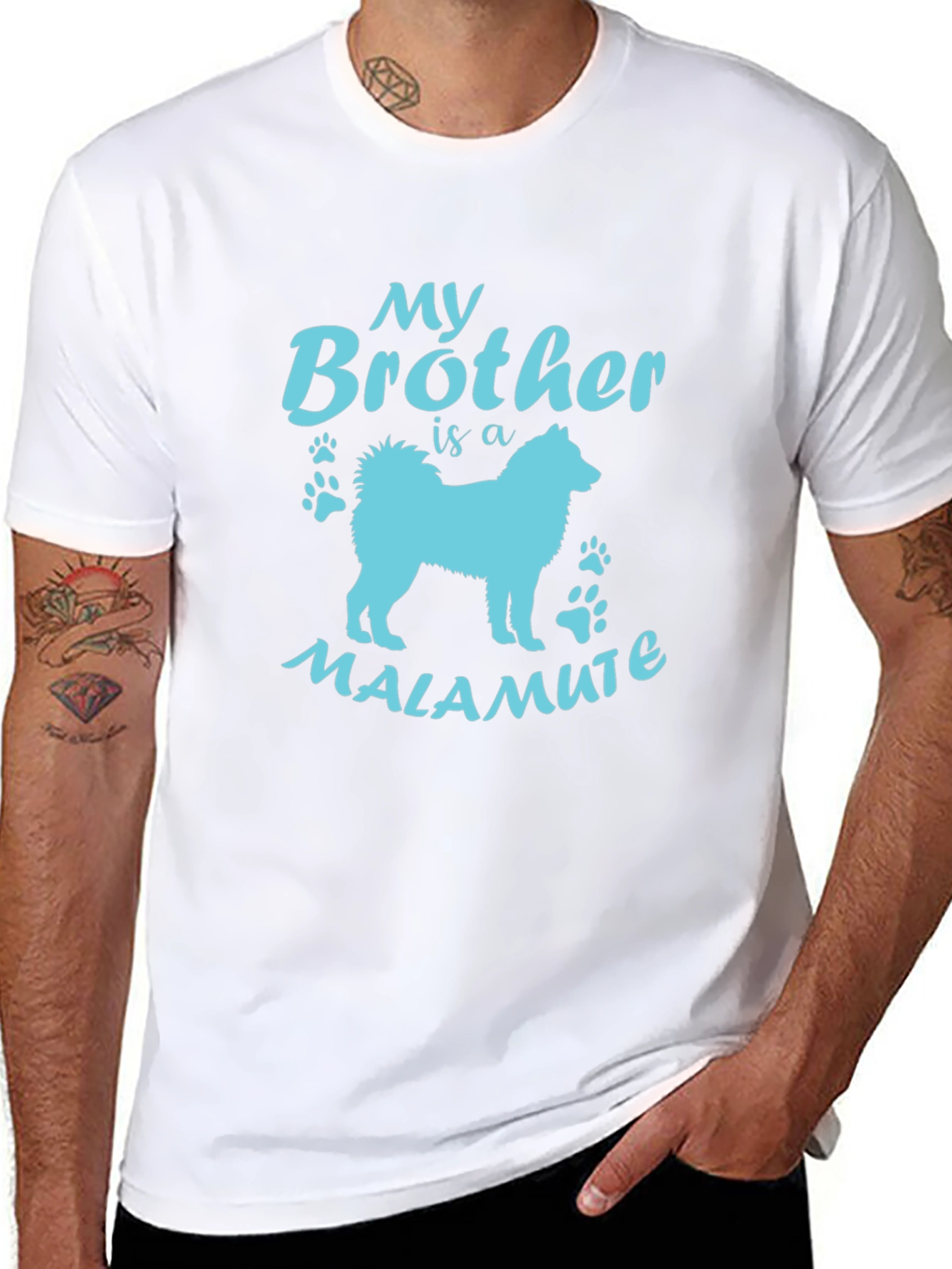 My Brother is a Malamute Dog T-Shirt