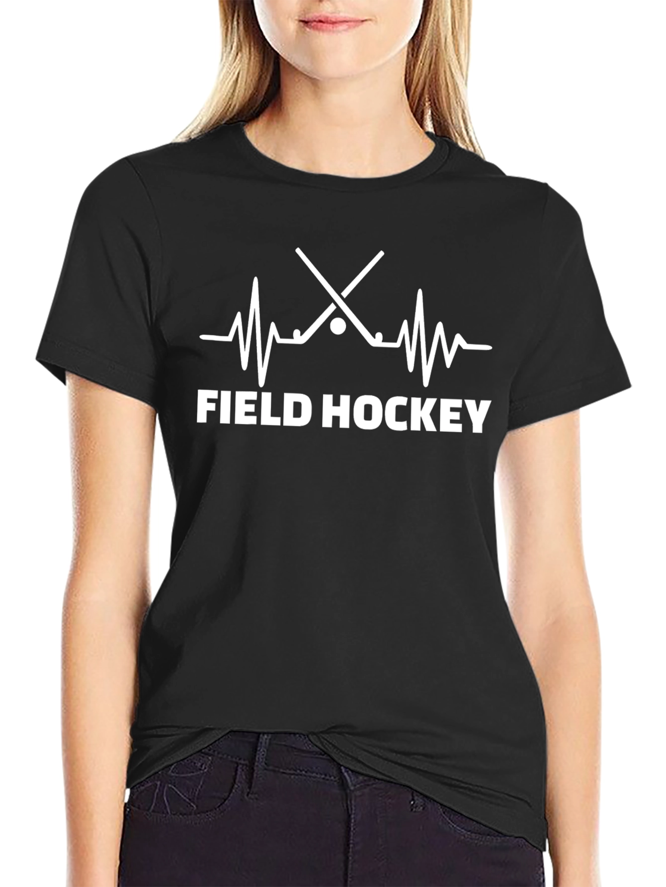 Field Hockey Heartbeat T-Shirt