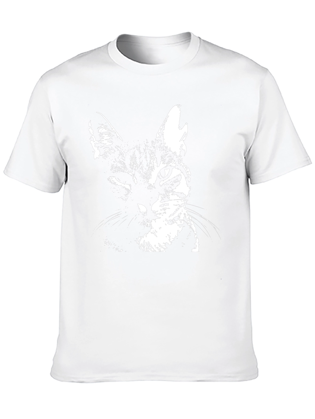 Cool Cat Graphic T-Shirt - Black Cotton Blend