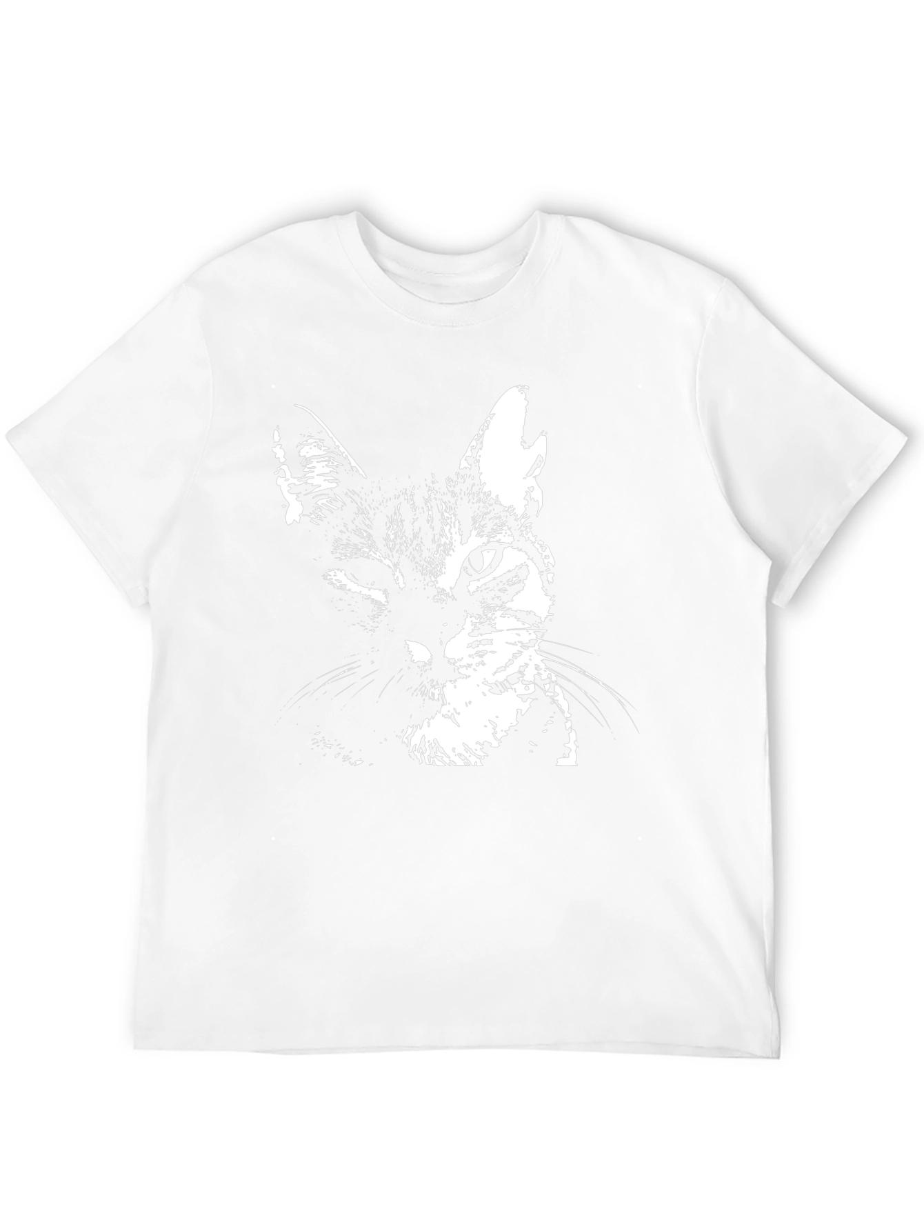 Cool Cat Graphic T-Shirt - Black Cotton Blend