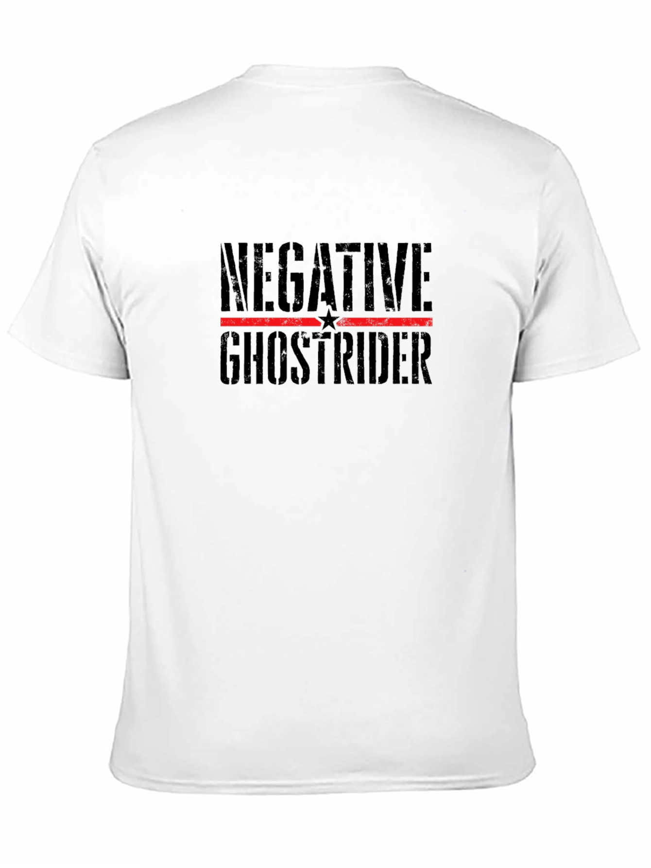 Negative Ghostrider Black T-Shirt