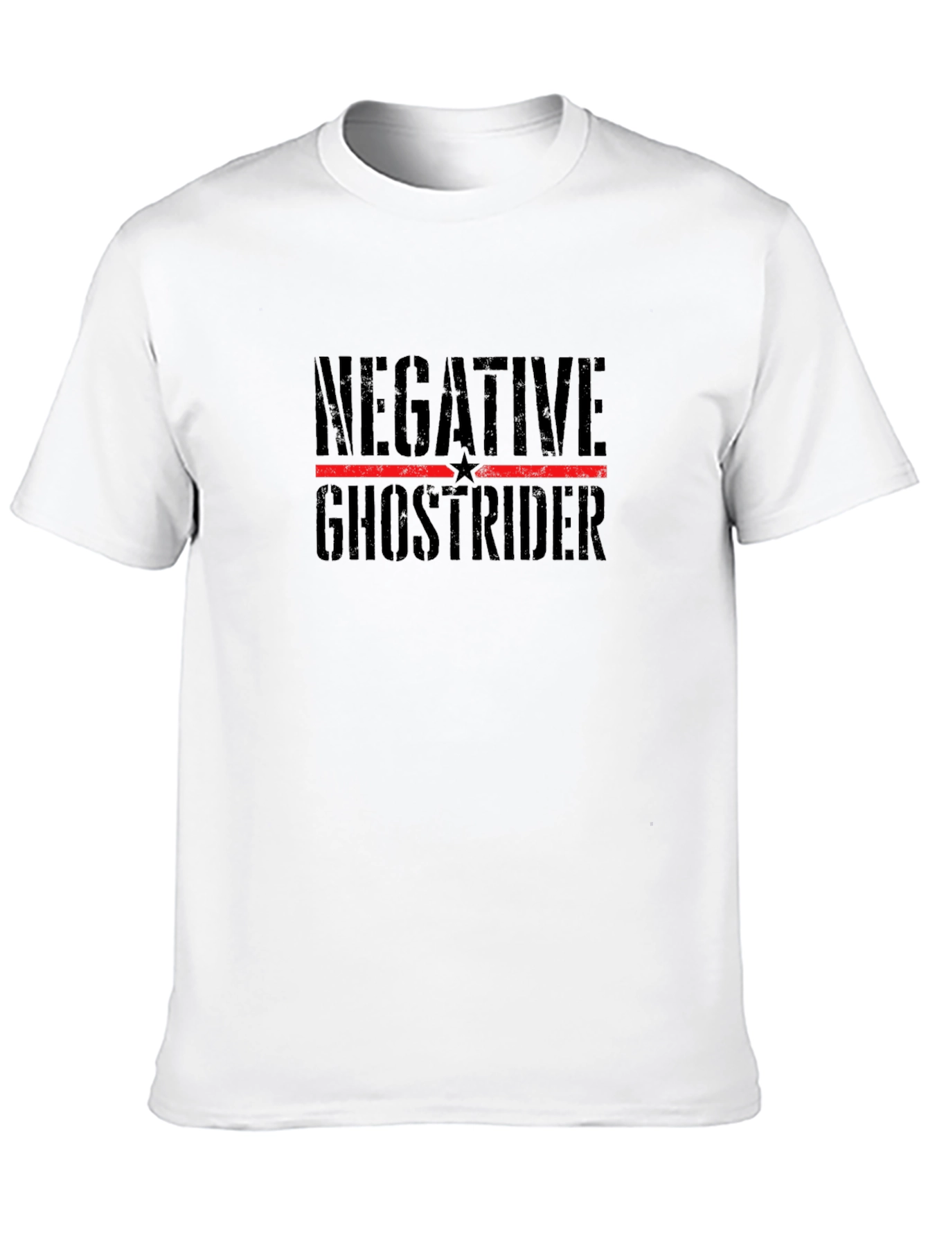 Negative Ghostrider Black T-Shirt