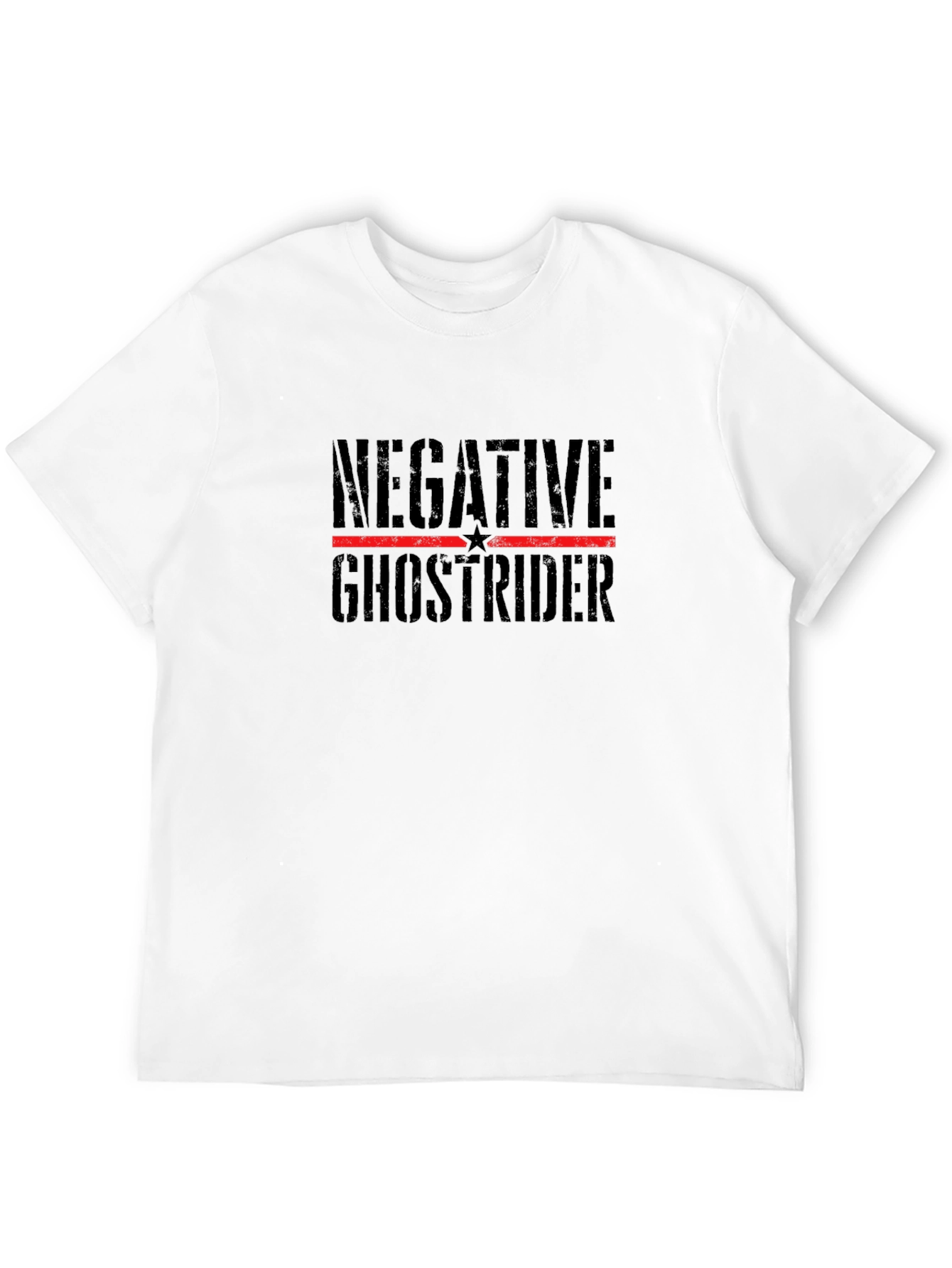 Negative Ghostrider Black T-Shirt