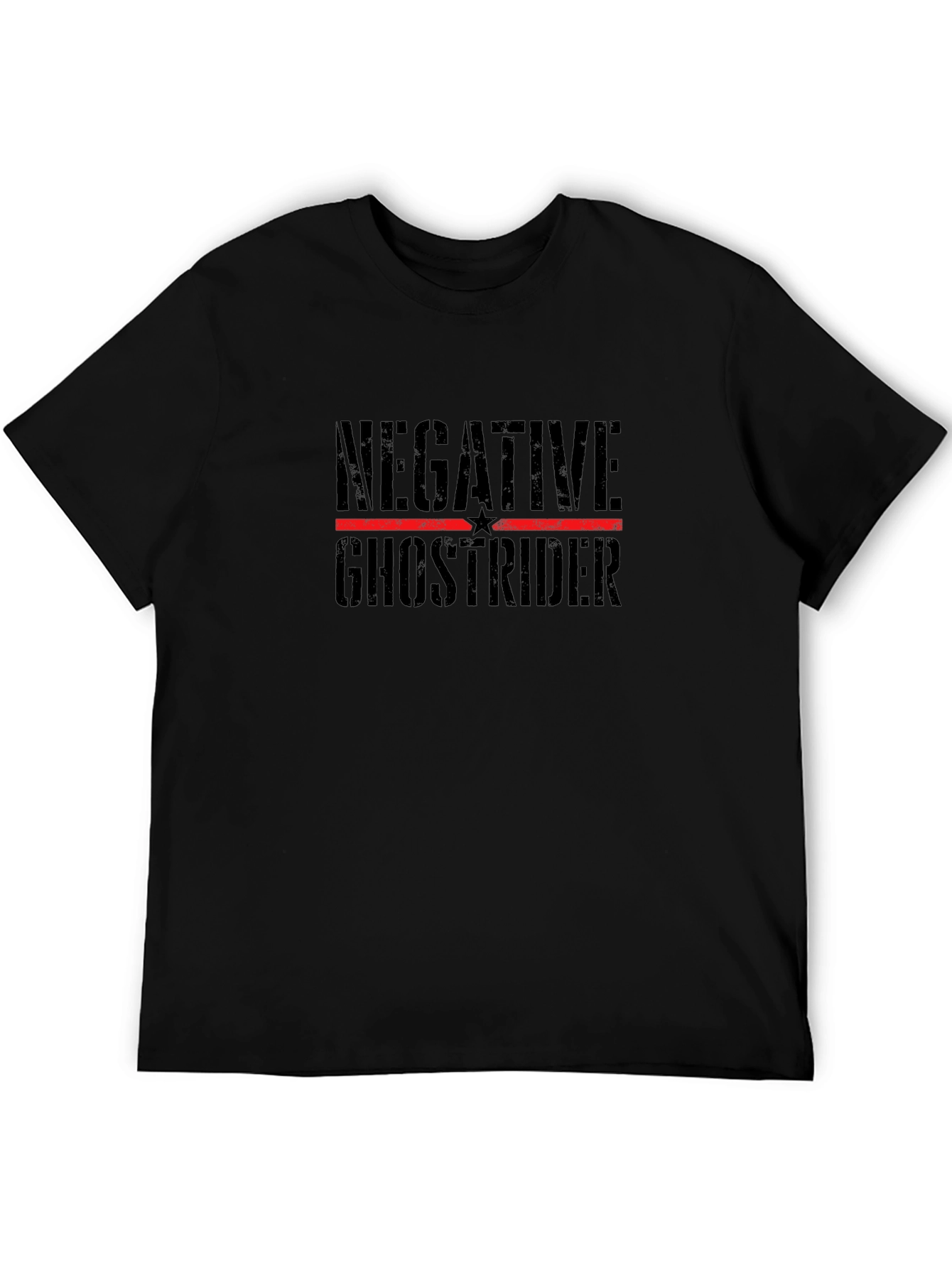 Negative Ghostrider Black T-Shirt
