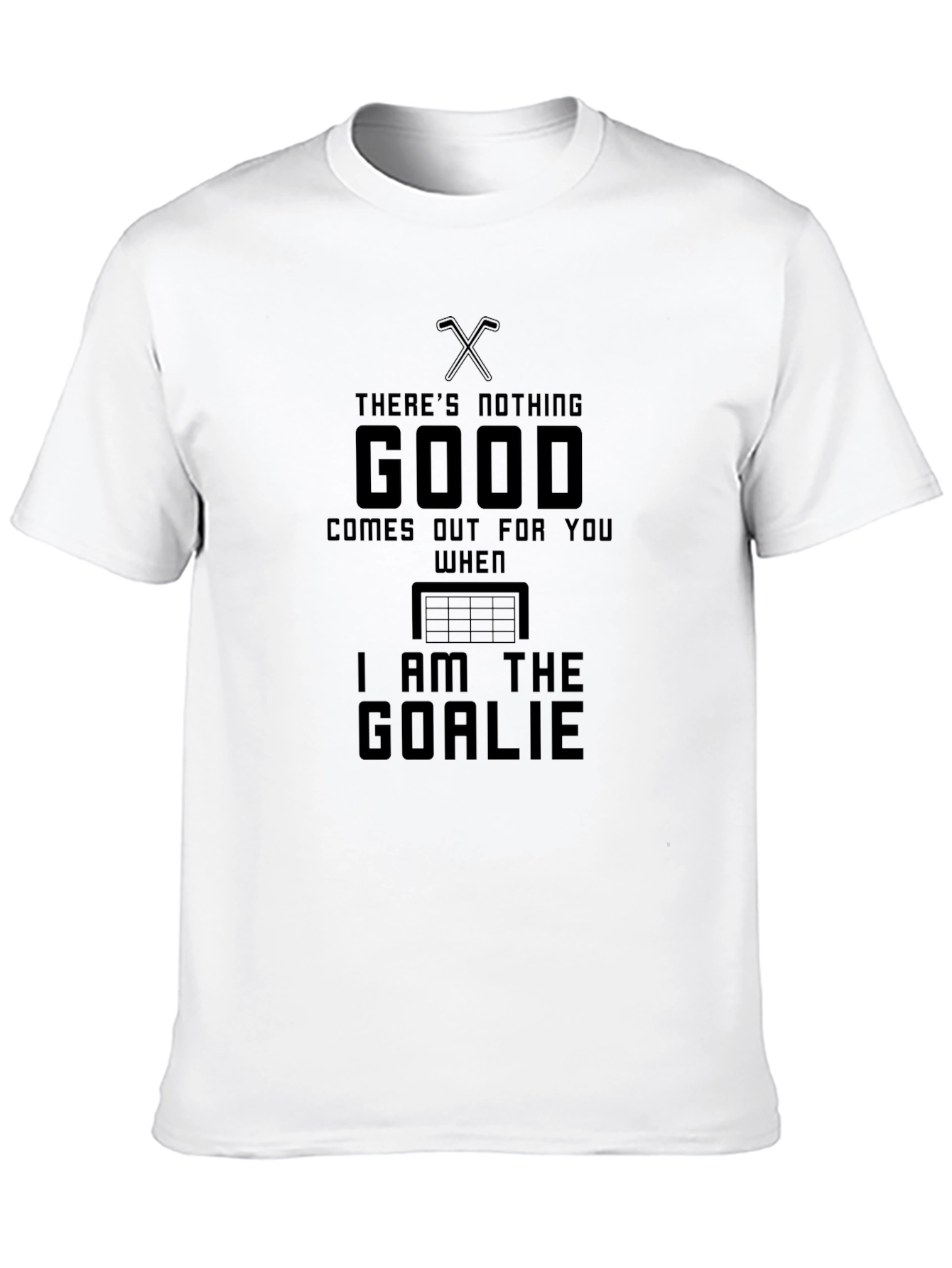 Hockey Goalie T-Shirt - Funny Sports Tee