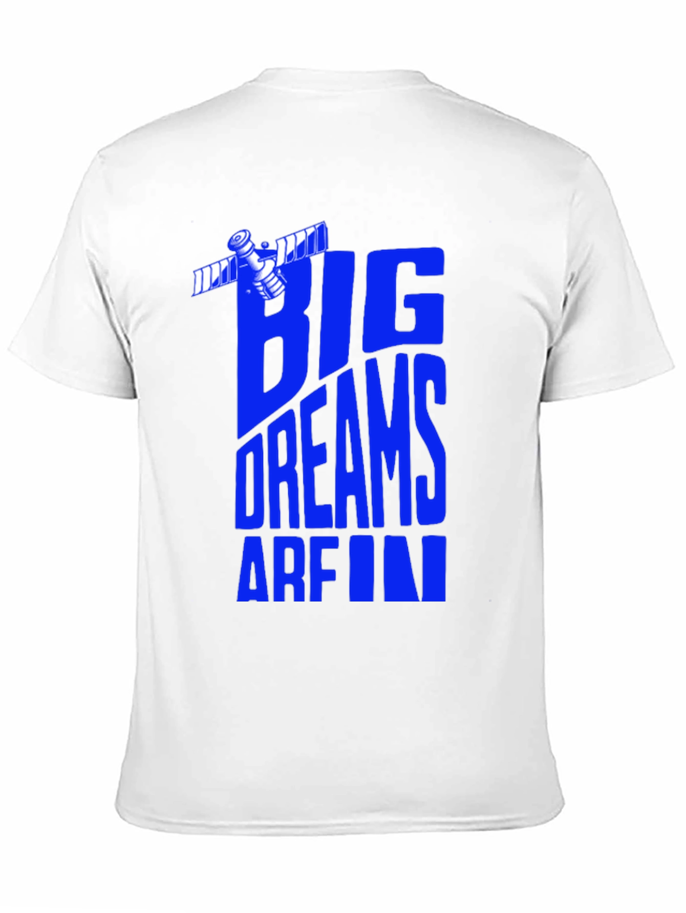 Big Dreams T-Shirt - Space Satellite Graphic Tee