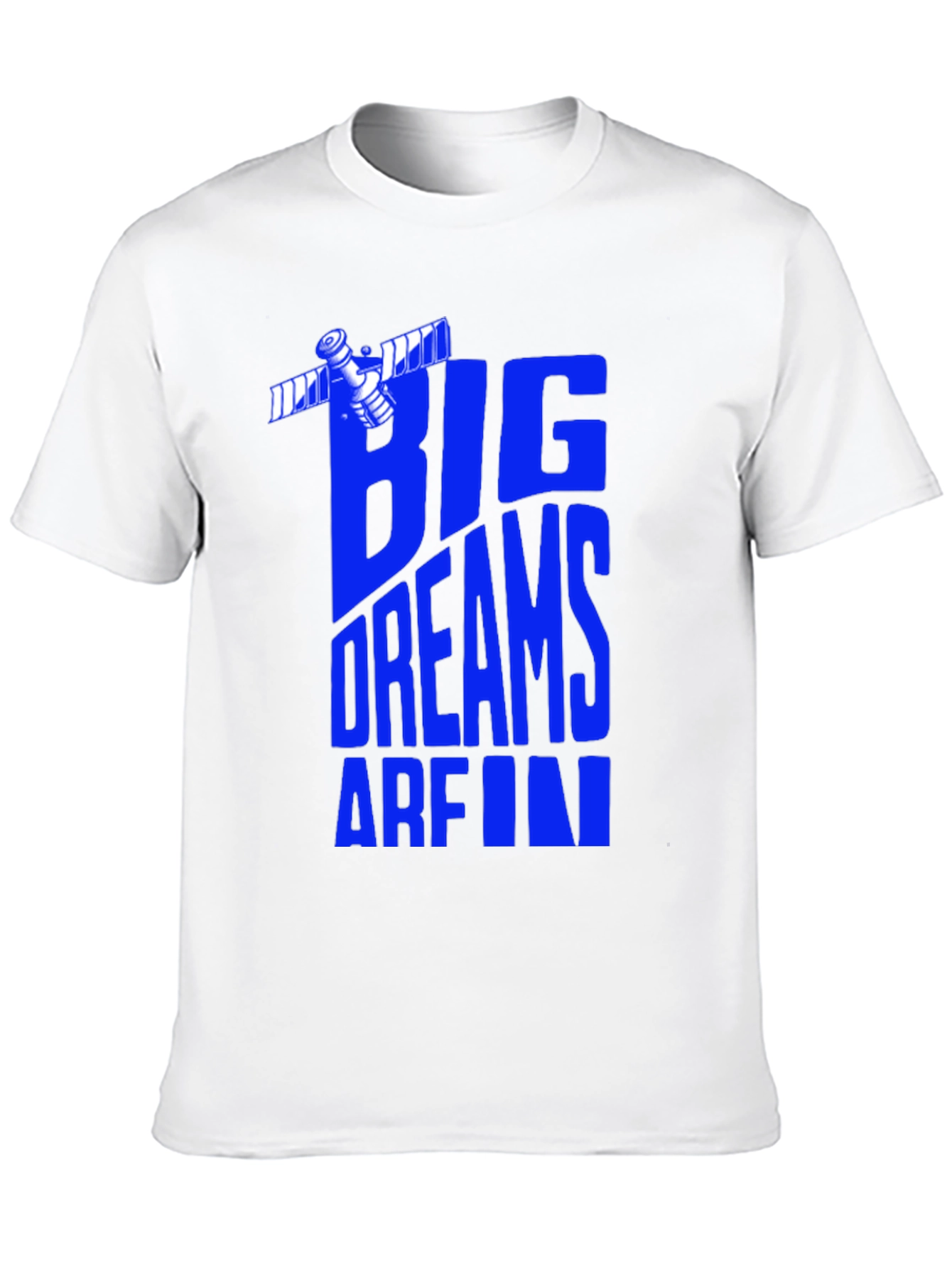 Big Dreams T-Shirt - Space Satellite Graphic Tee