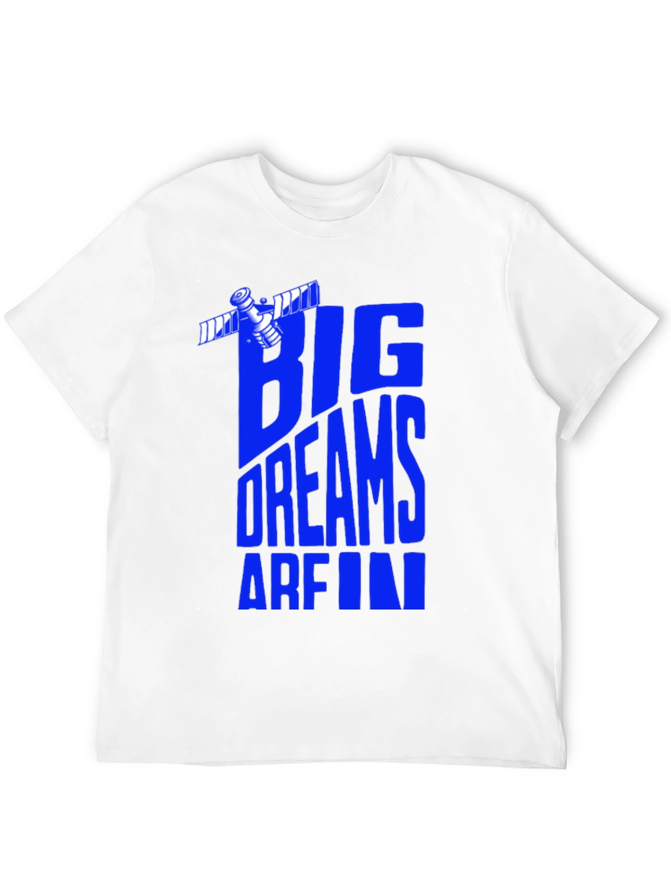 Big Dreams T-Shirt - Space Satellite Graphic Tee