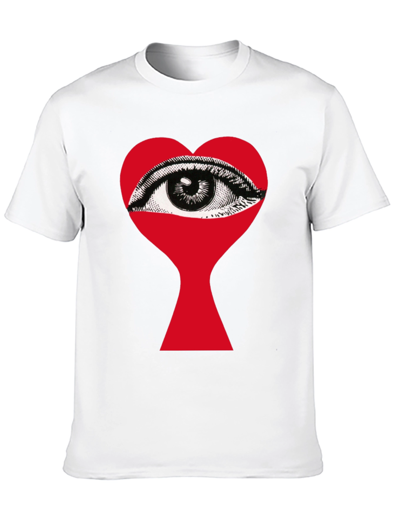 Eye Heart Graphic T-Shirt - Unique Print Tee