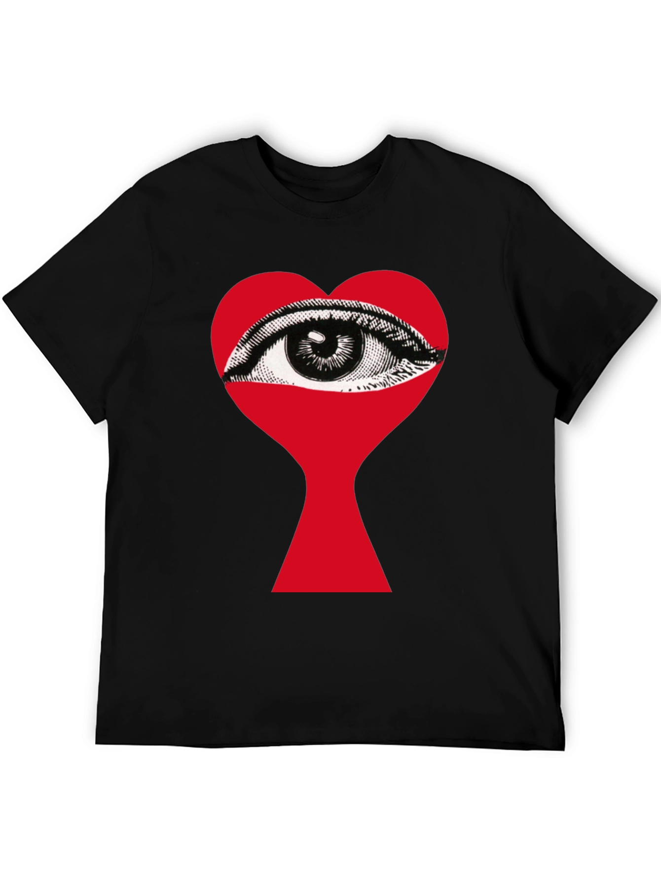 Eye Heart Graphic T-Shirt - Unique Print Tee