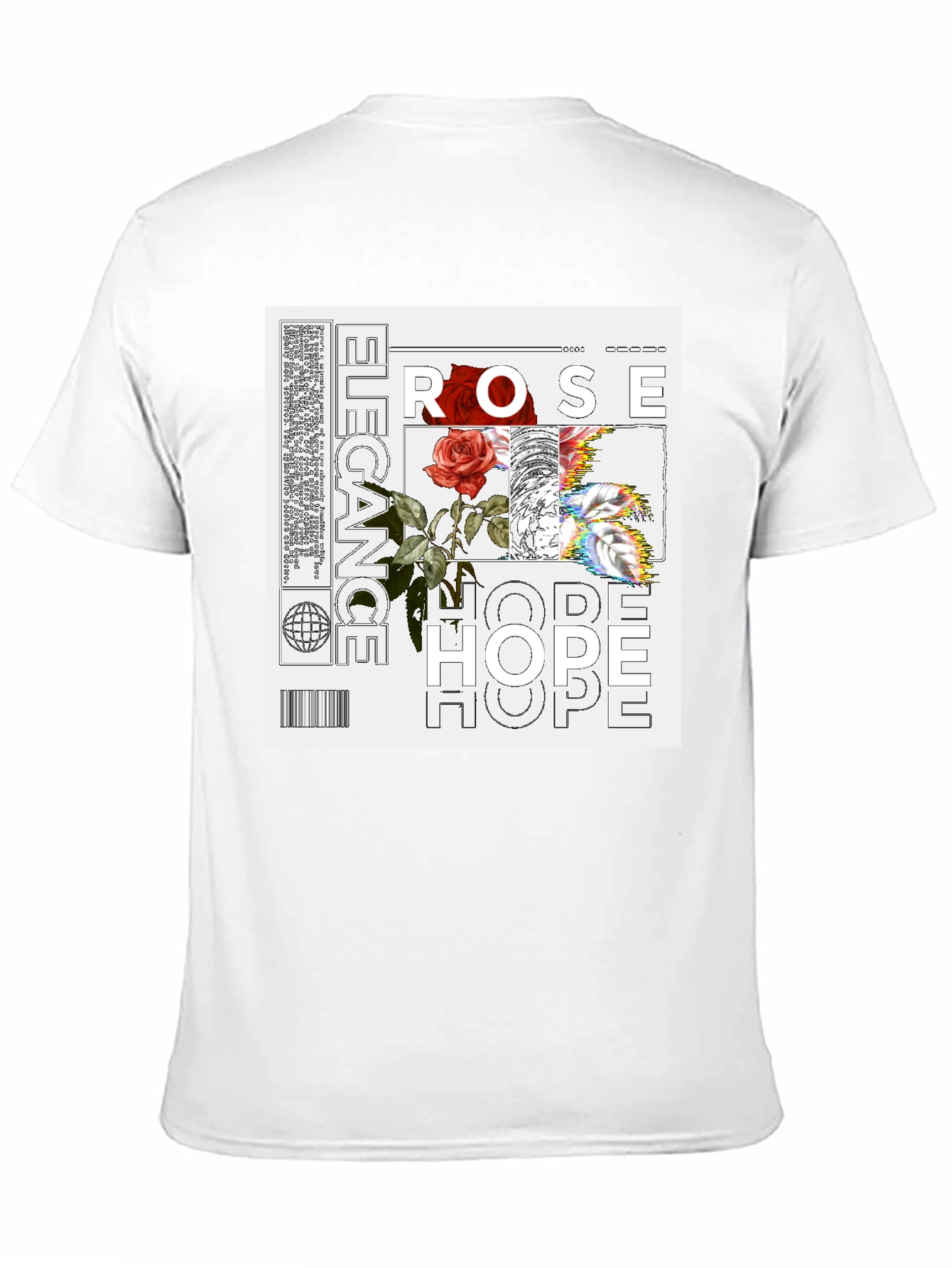 Elegant Rose Hope Graphic Tee