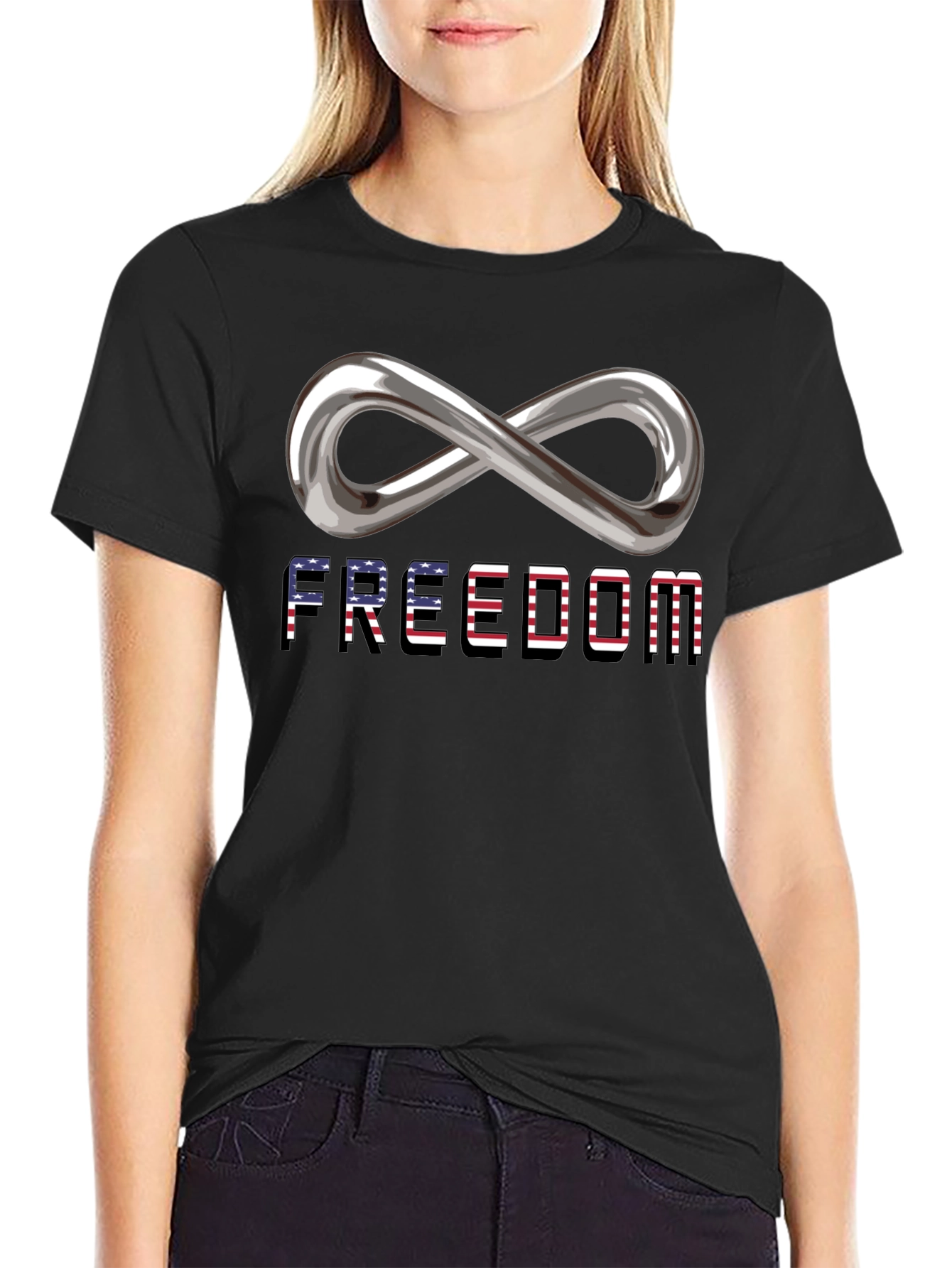 Freedom Infinity Patriotic T-Shirt