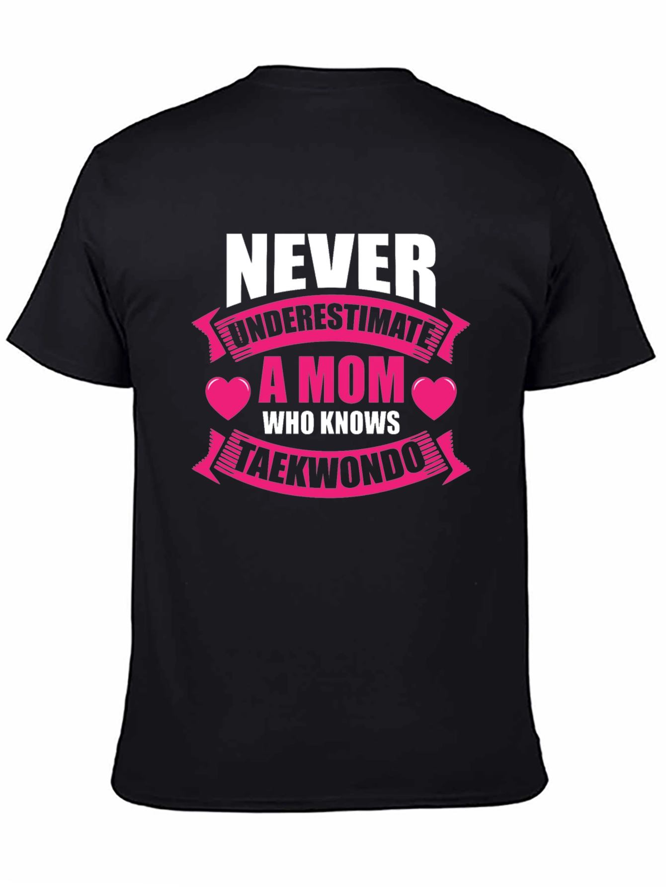 Never Underestimate a Mom Who Knows Taekwondo T-Shirt