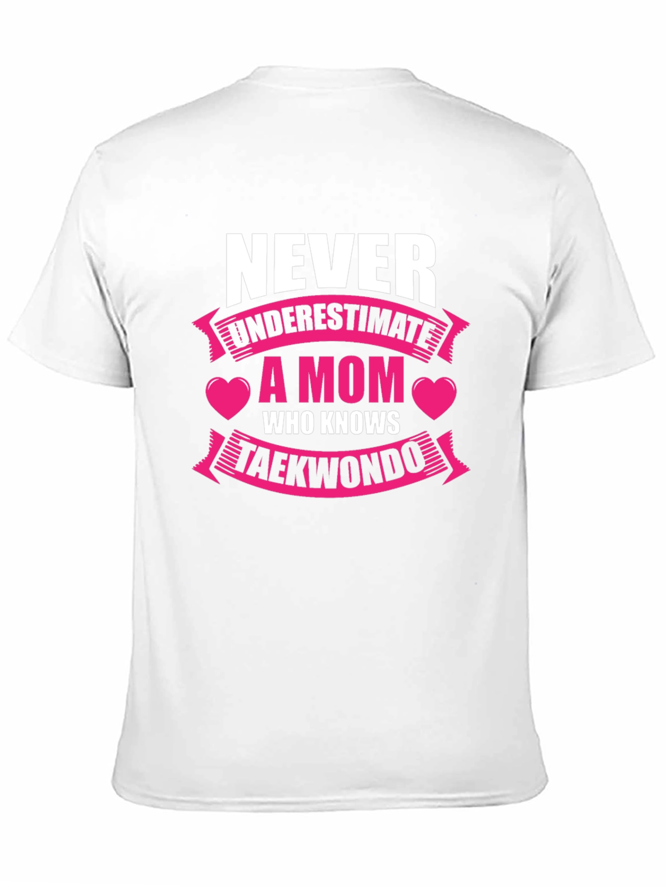 Never Underestimate a Mom Who Knows Taekwondo T-Shirt
