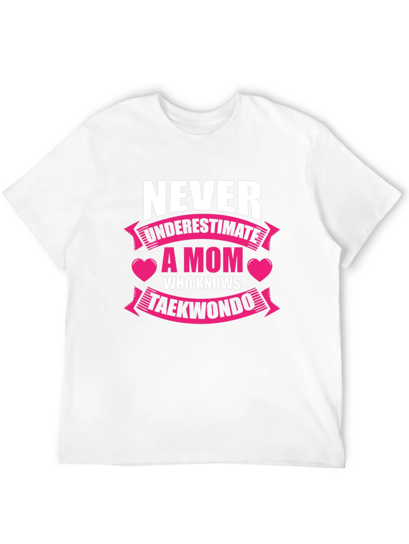 Never Underestimate a Mom Who Knows Taekwondo T-Shirt