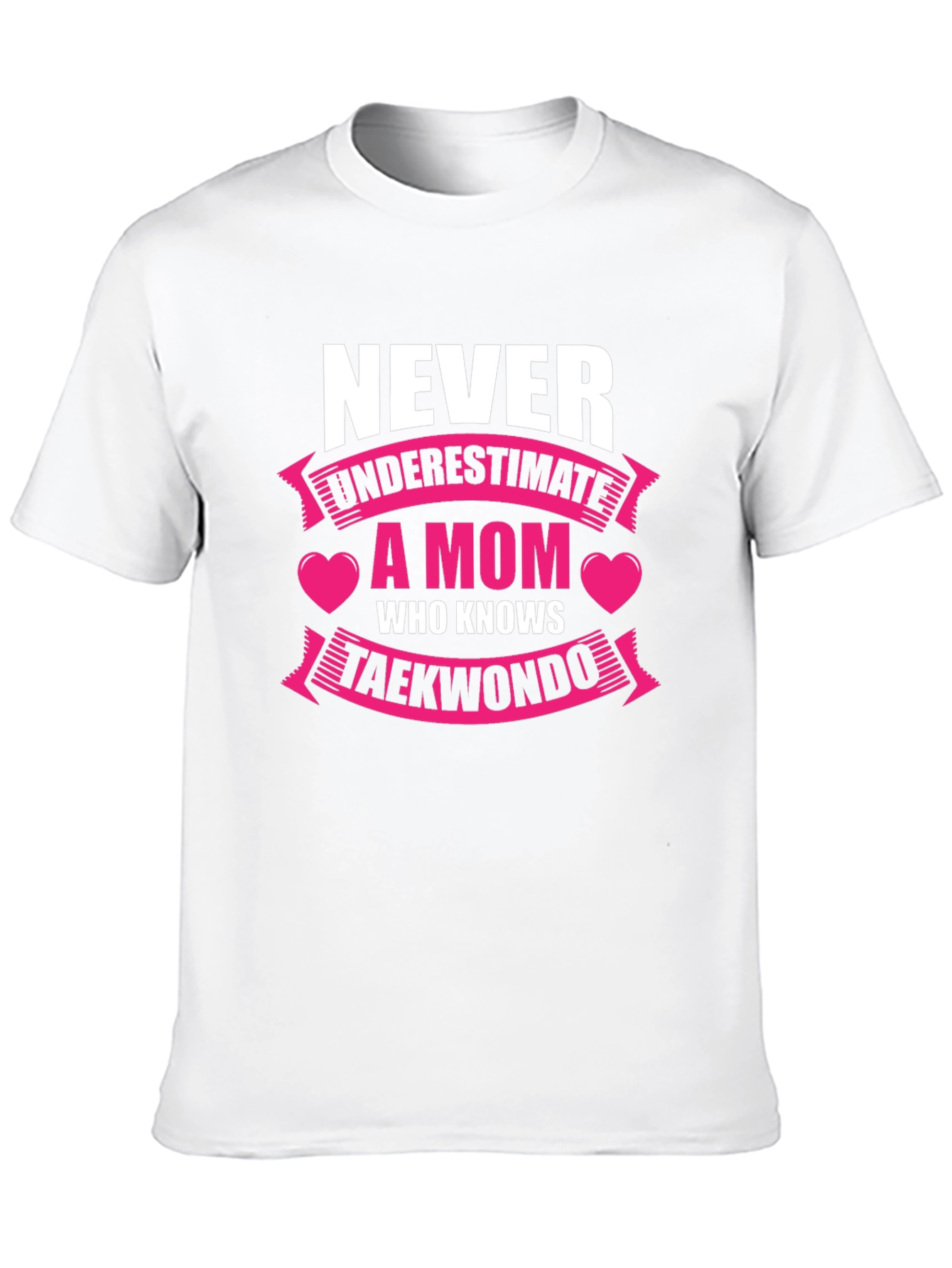 Never Underestimate a Mom Who Knows Taekwondo T-Shirt