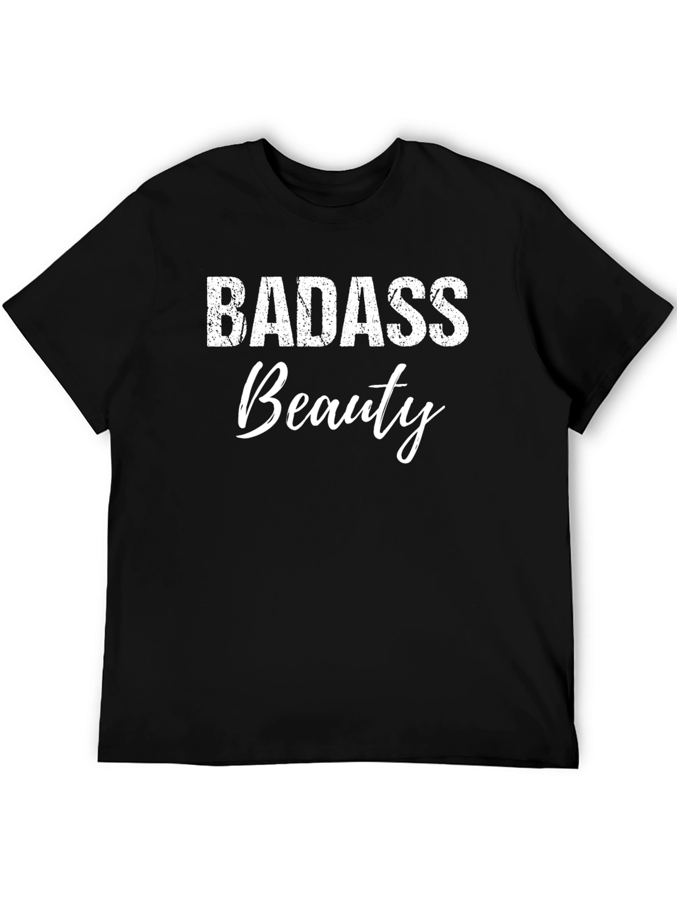 Badass Beauty Black Graphic T-Shirt