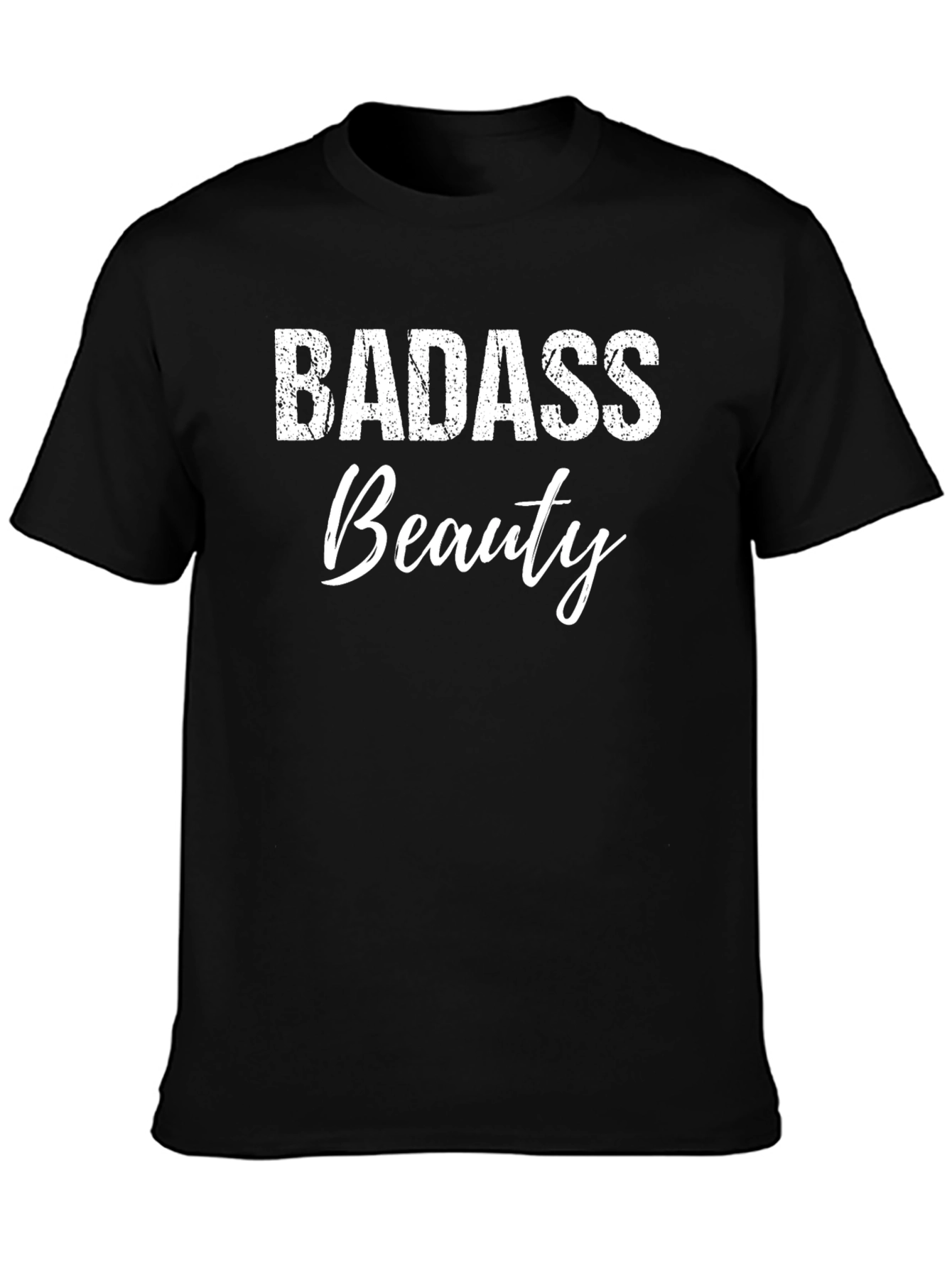 Badass Beauty Black Graphic T-Shirt