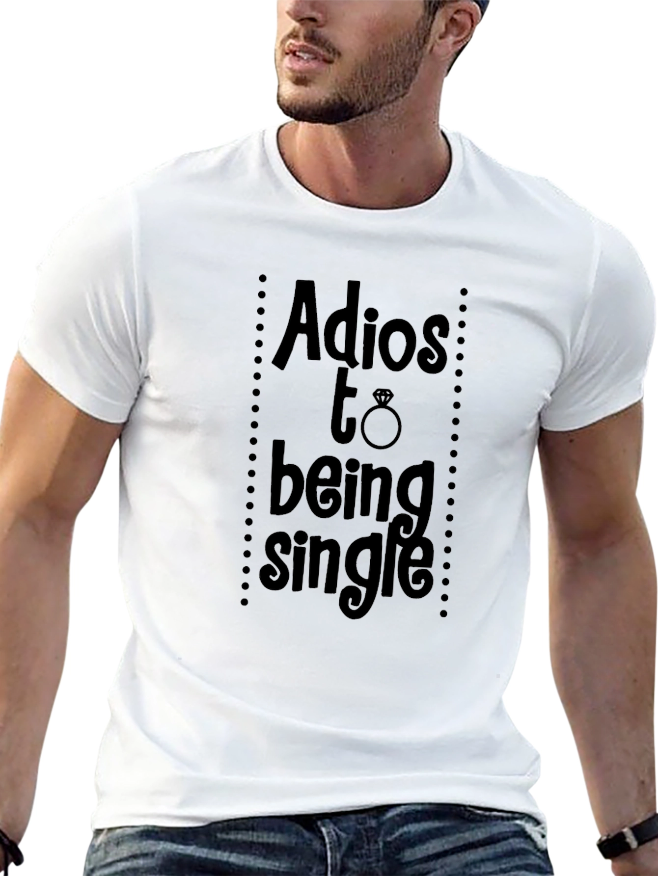 Adios to Being Single T-Shirt Wedding