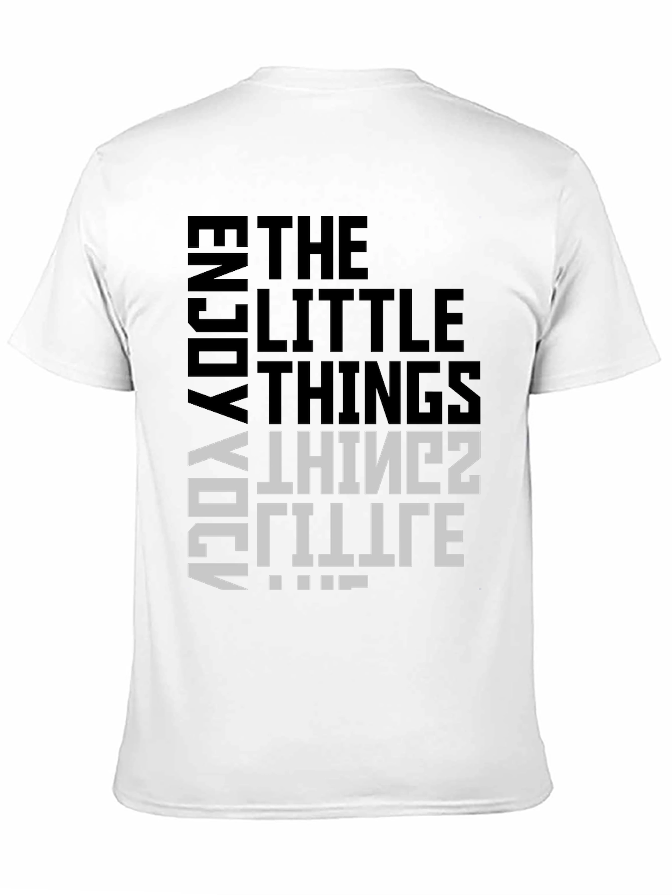 Enjoy Little Things Graphic Tee - Black