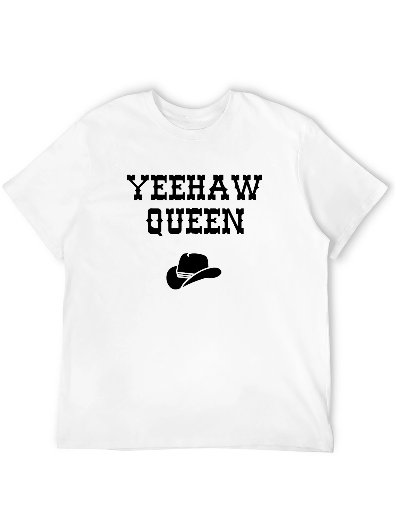 Yeehaw Queen Graphic T-Shirt - Cowboy Style