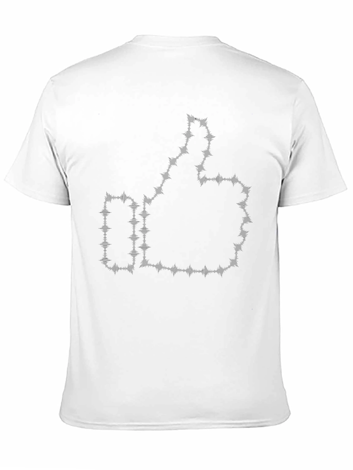 Thumbs Up Barbed Wire Black Graphic Tee