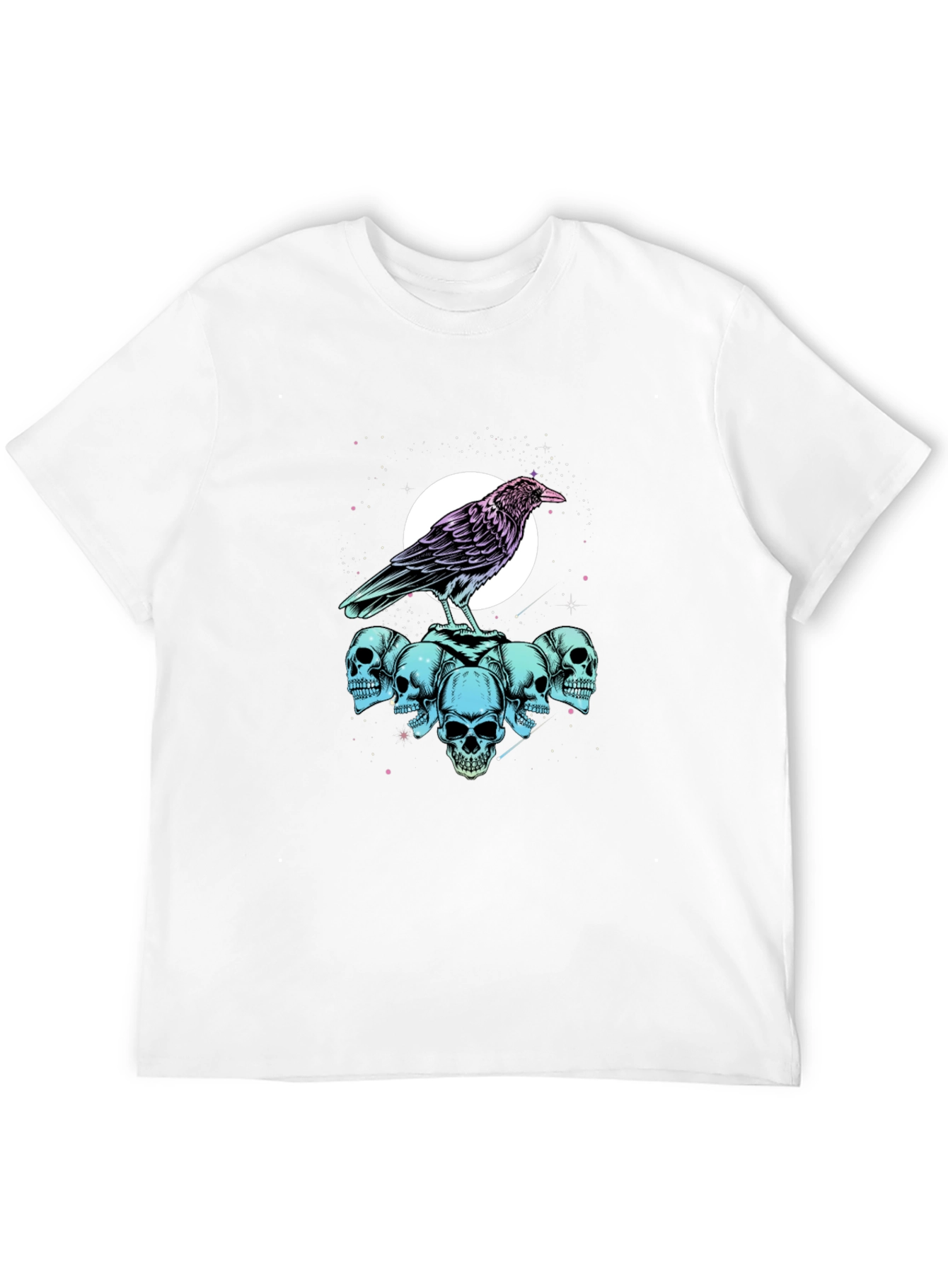 Raven Skull Graphic Tee