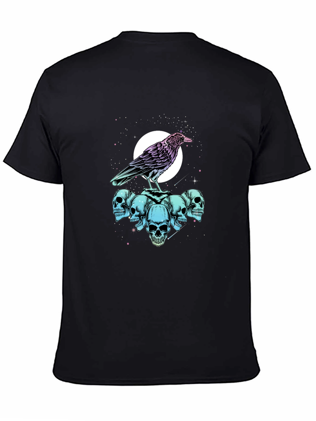 Raven Skull Graphic Tee