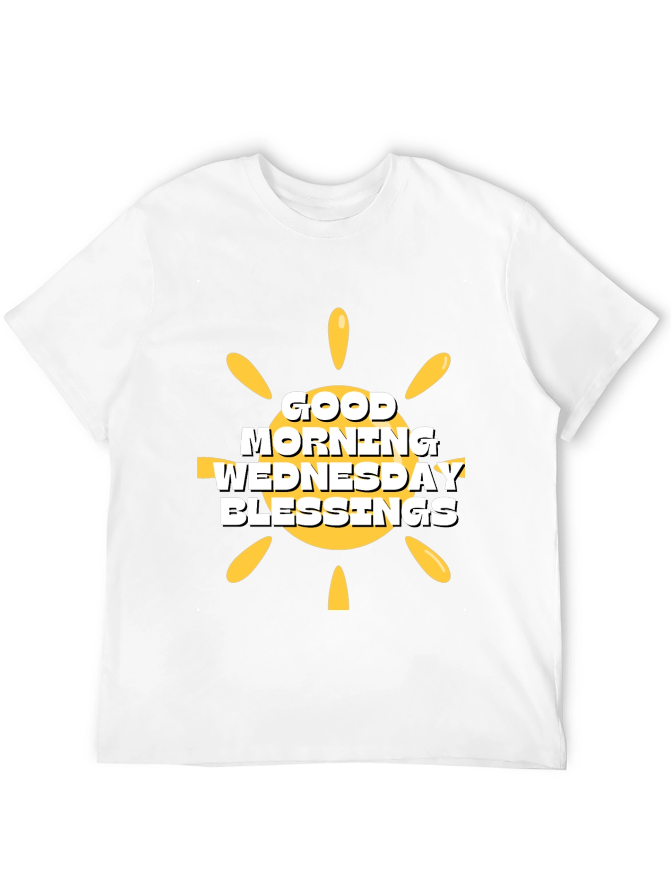 Good Morning Wednesday Blessings Black T-Shirt