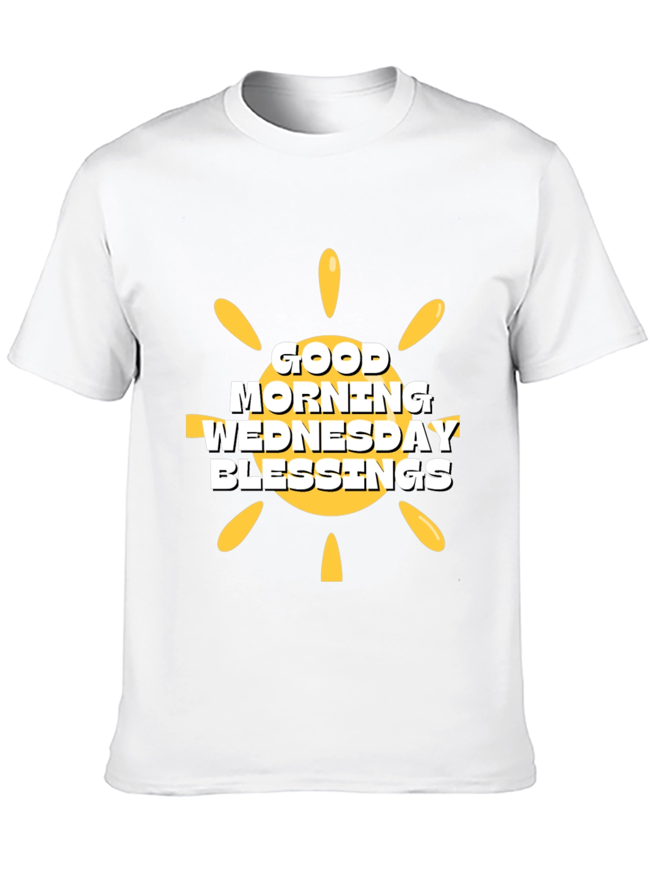 Good Morning Wednesday Blessings Black T-Shirt