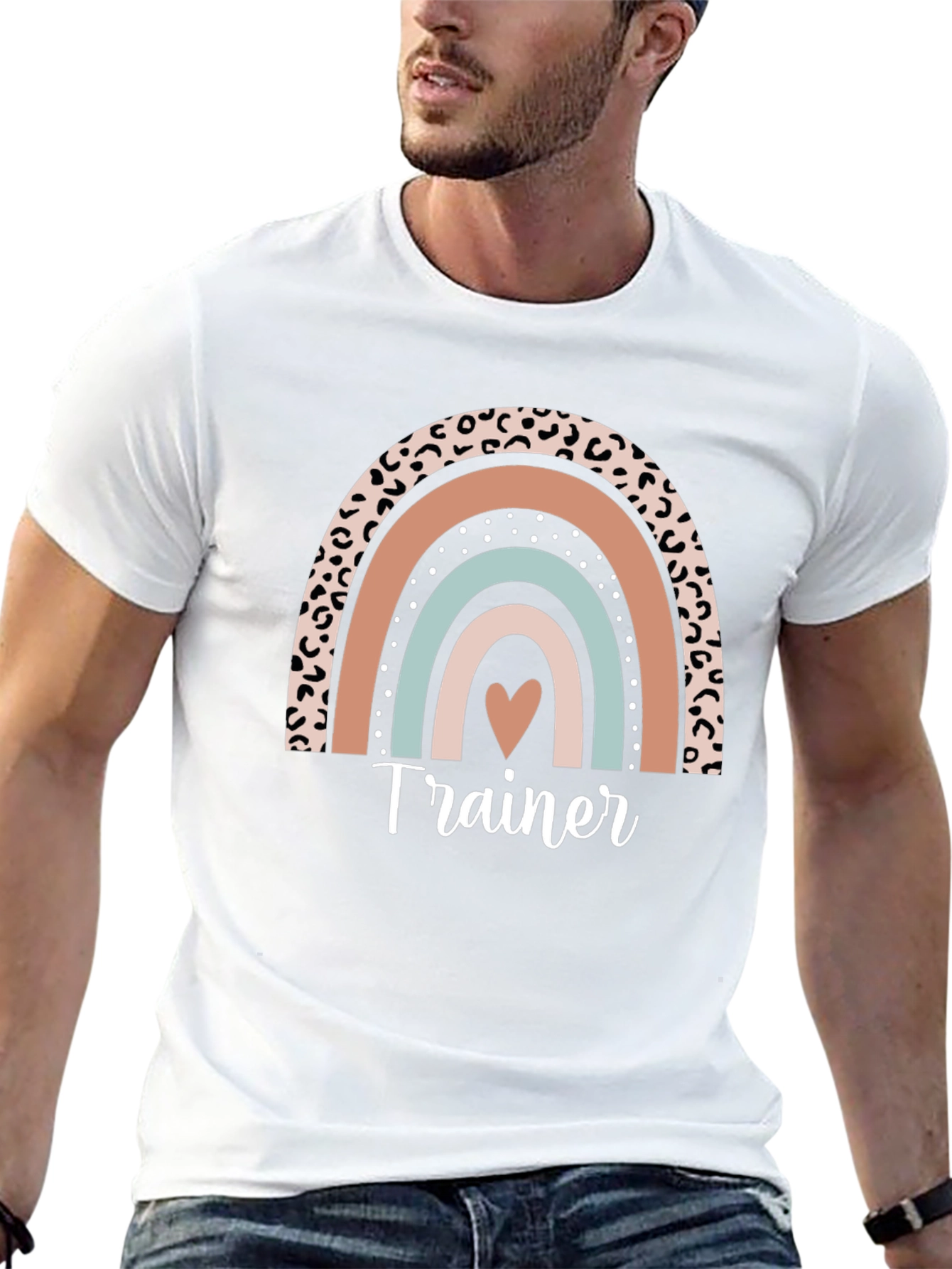 Trainer Rainbow Graphic T-Shirt