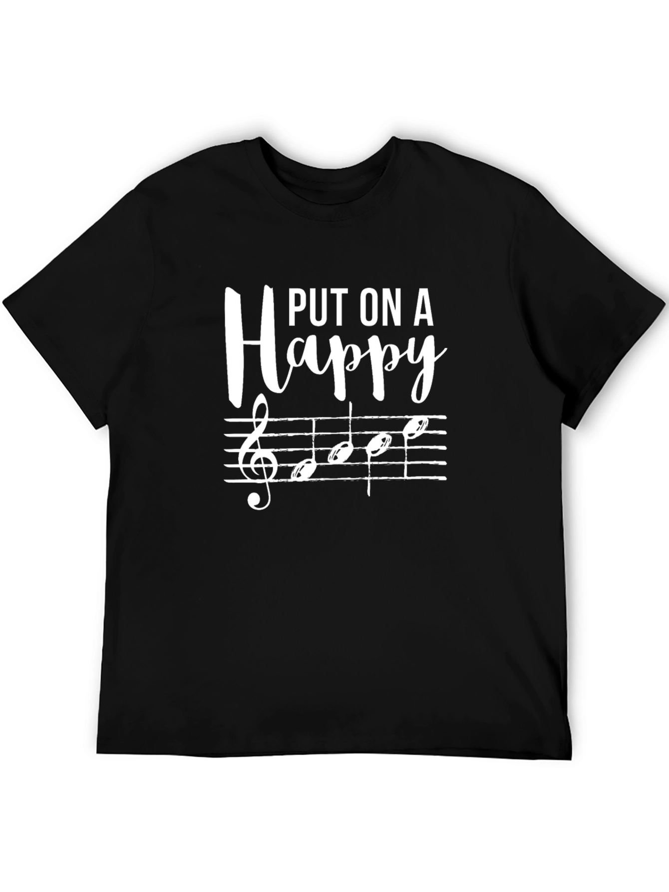 Put on a Happy Face Music T-Shirt