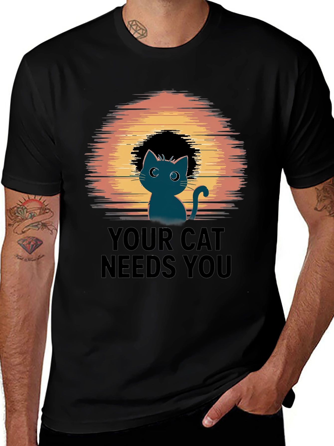 Your Cat Needs You T-Shirt