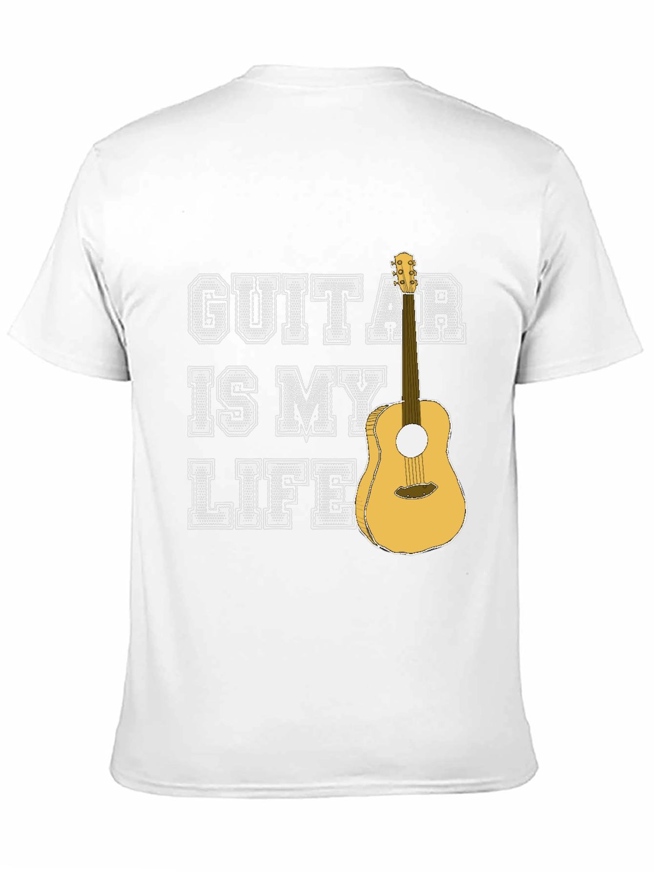 Guitar Is My Life Graphic T-Shirt - Musician Tee