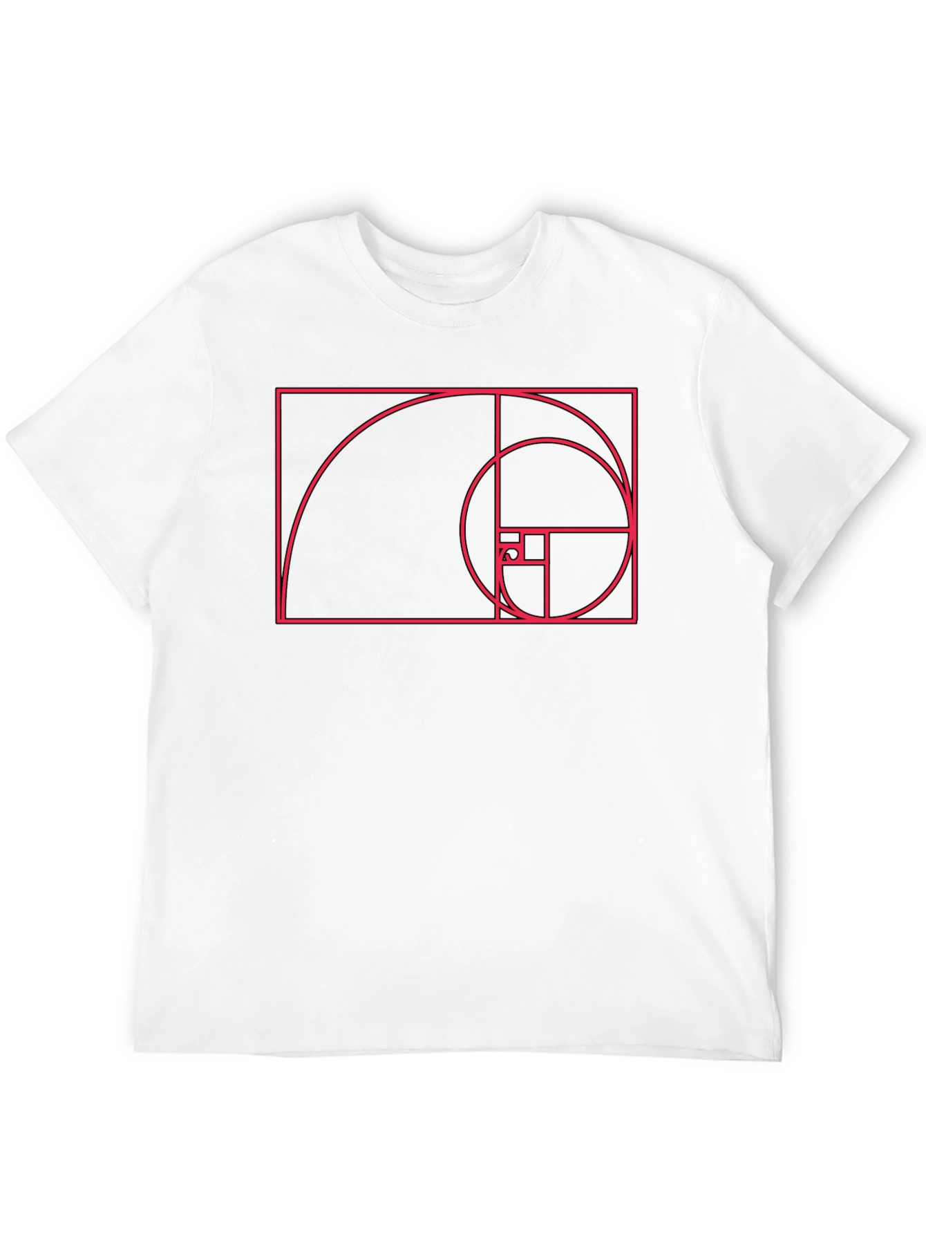 Golden Ratio Fibonacci Sequence Graphic T-Shirt