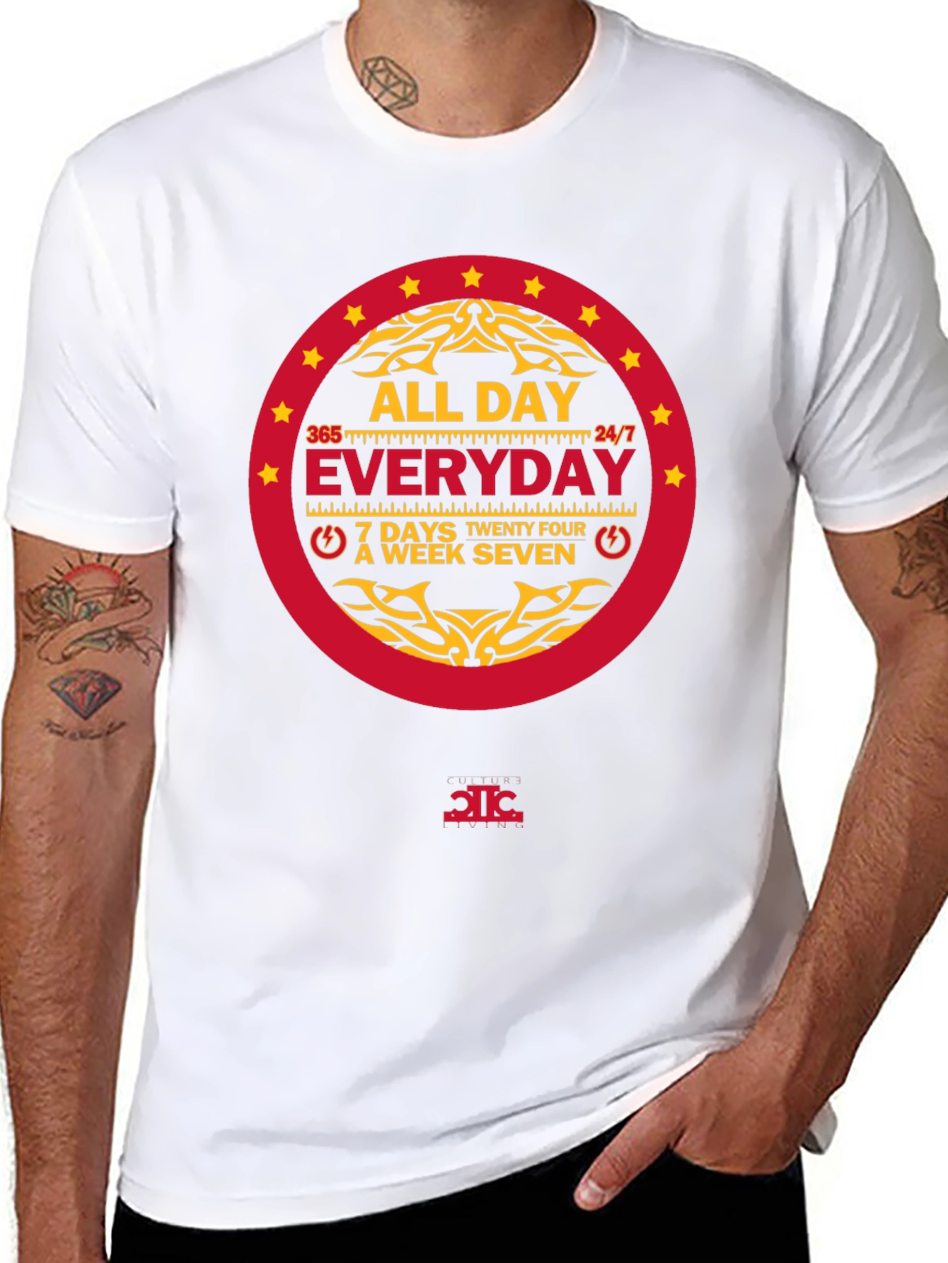 All Day Everyday Black T-Shirt