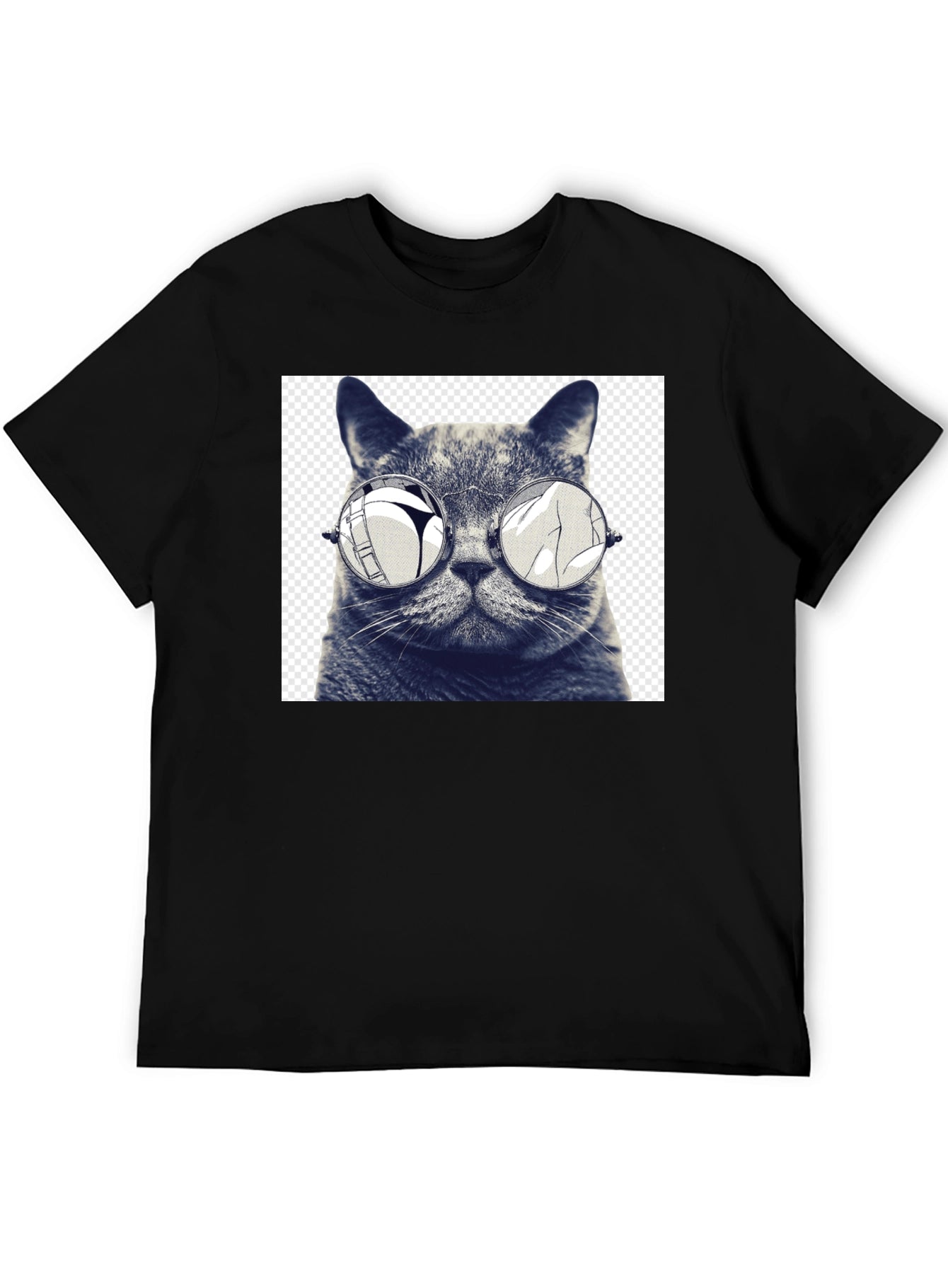 Cool Cat Tee: Funny Graphic Print T-Shirt