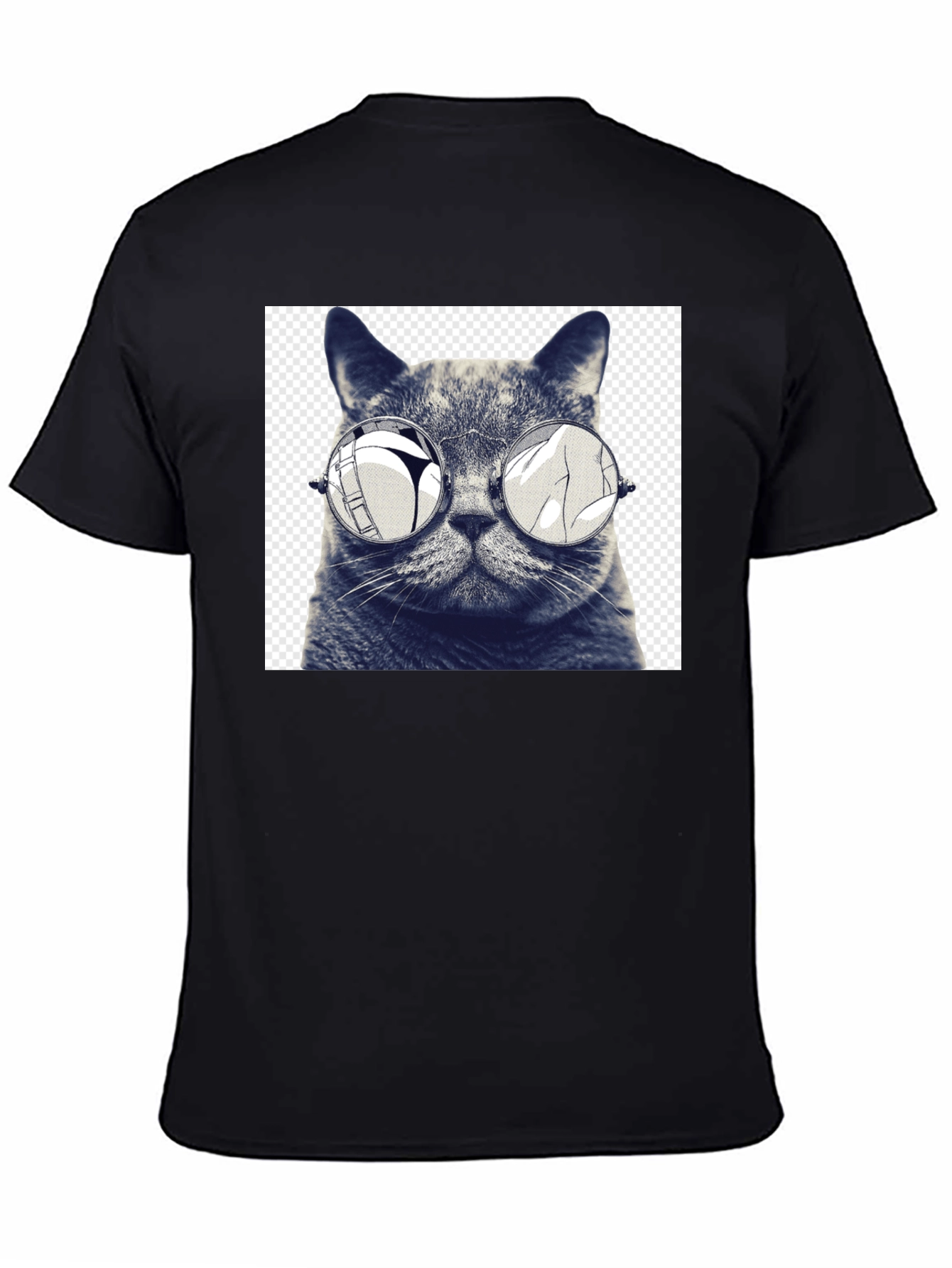 Cool Cat Tee: Funny Graphic Print T-Shirt