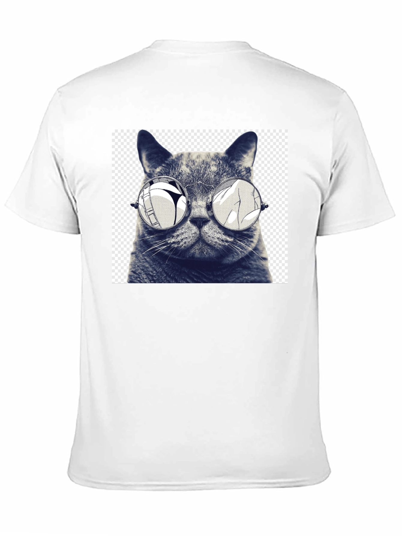 Cool Cat Tee: Funny Graphic Print T-Shirt