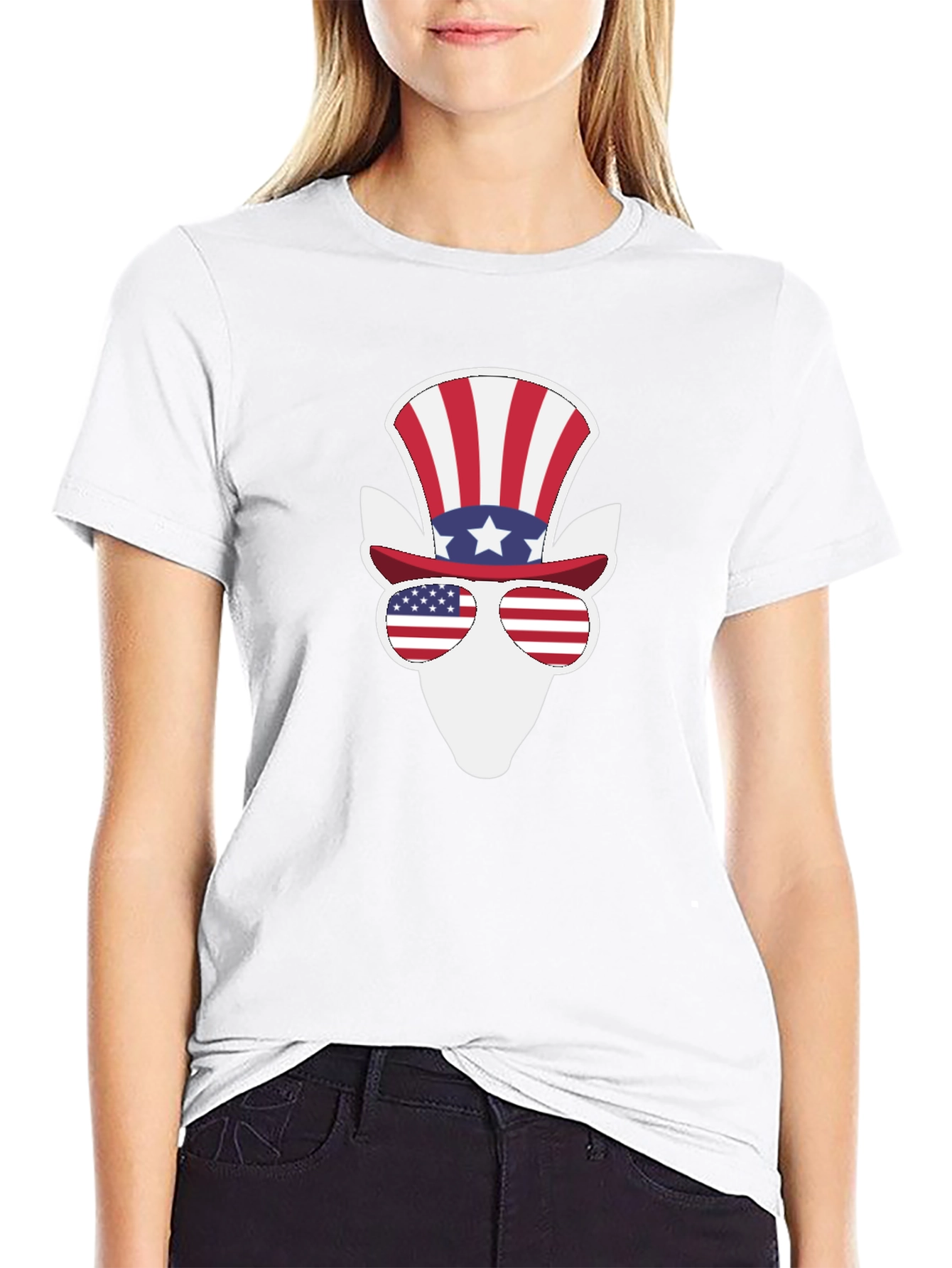 Patriotic Donkey T-Shirt - USA Pride!