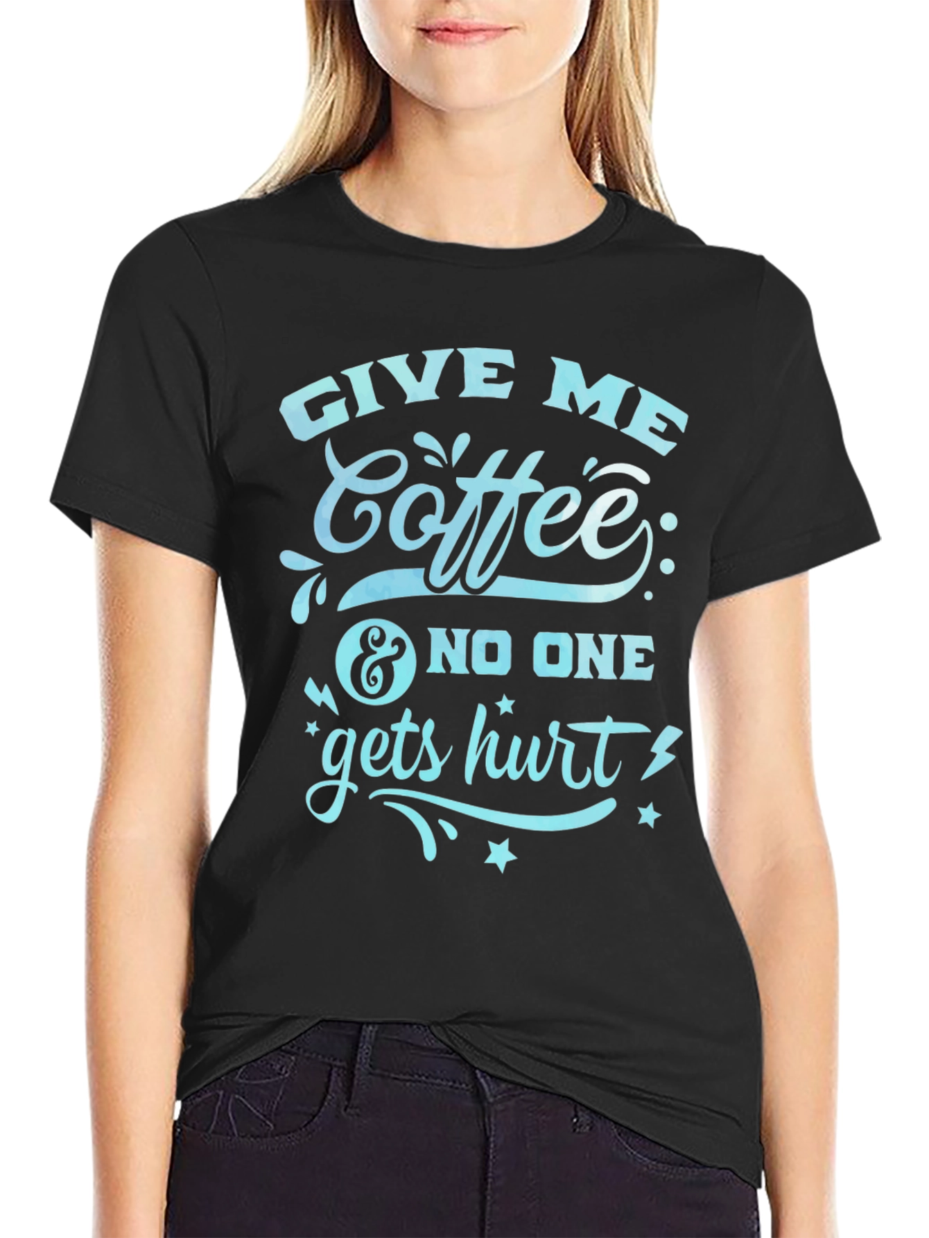 Give Me Coffee T-Shirt - Funny Slogan Tee
